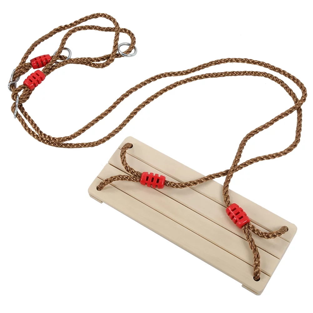 Verdant TouchSwing Wooden Swings for Outdoor Indoor Garden, Adult Kid Children Hanging Swing