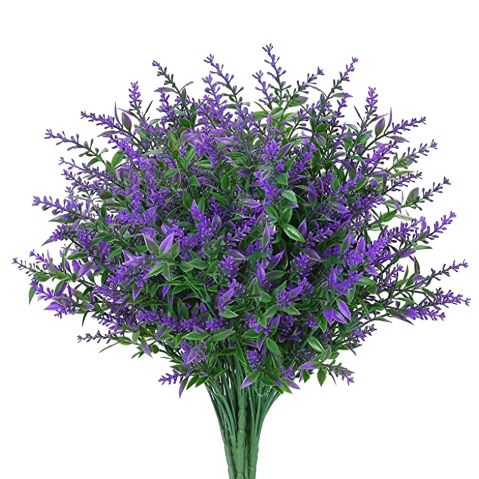 GBSELL Home Clearance Artificial Lavender Flowers 8 Bundles Fake Flowers No Fade Faux Plastic Plants Gifts for Women Men Mom Dad