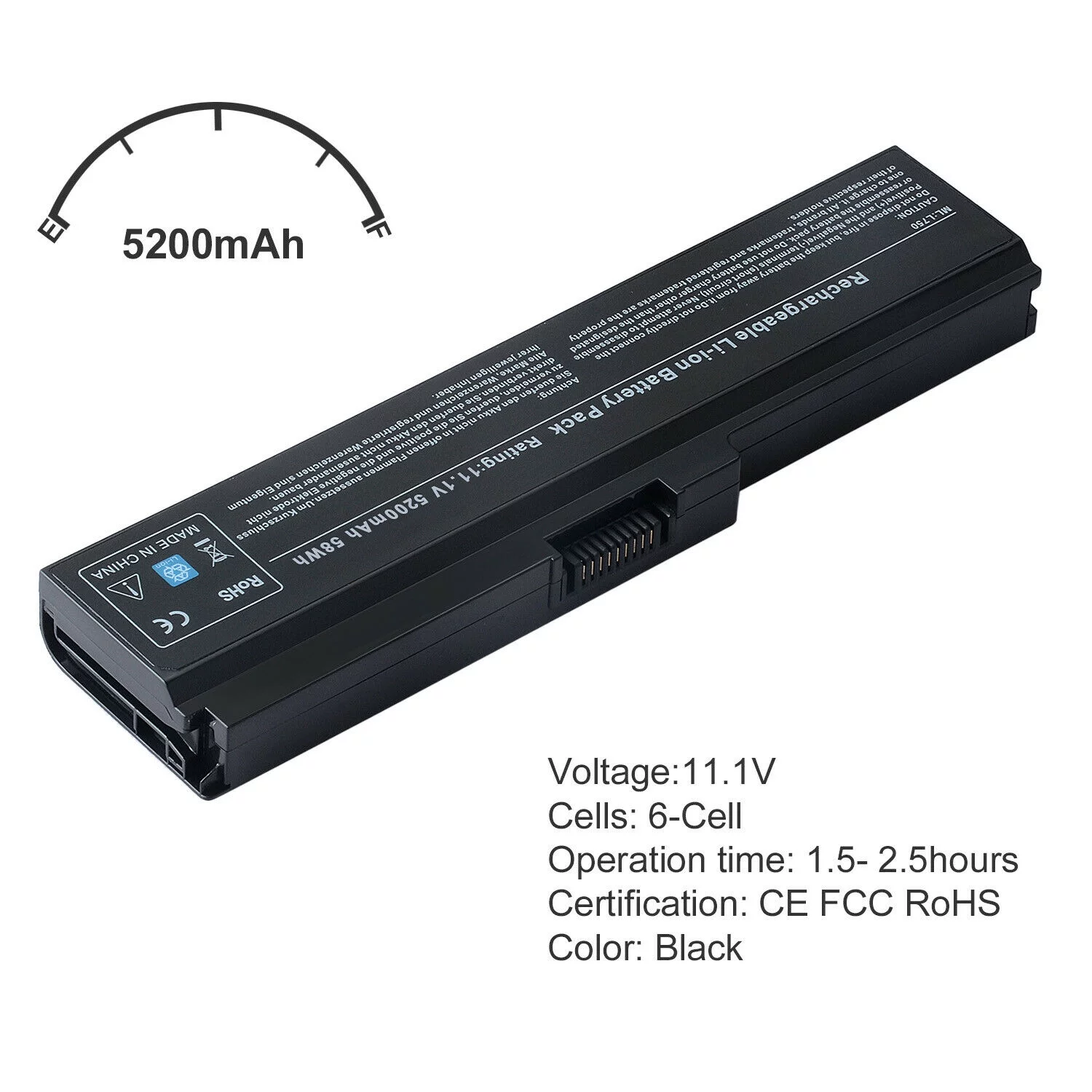 PA3817U-1BRS Battery for Toshiba Satellite L755 C655 M645 L750P L600 L675 L675D