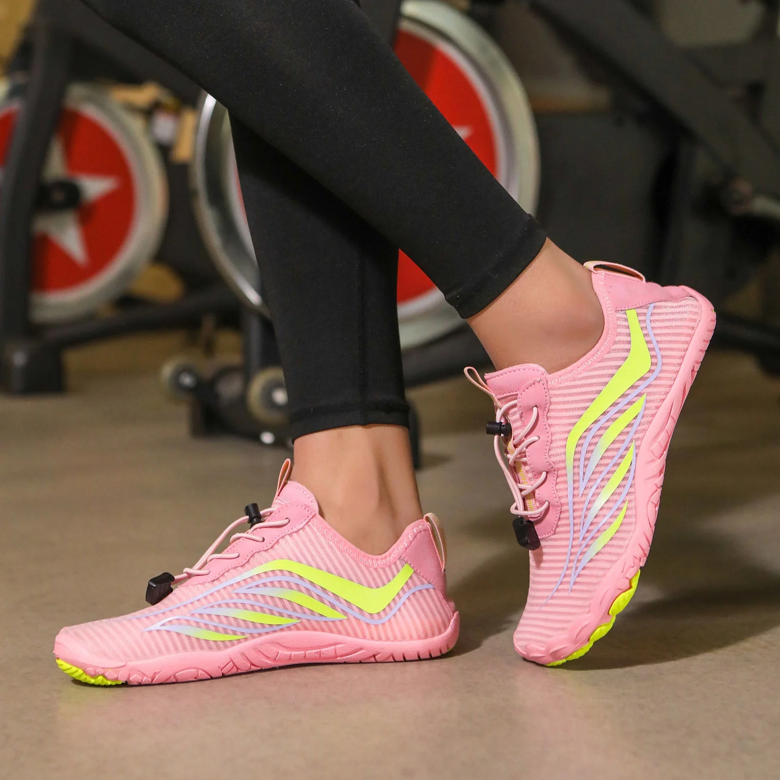 Clearance Sales Today Deals, Women's Summer Fashion Mesh Pointed Toe Breathable Bow Printed Casual Shoes Lightweight Comfortable One Foot Stirrup Shoes Gifts for Ladies