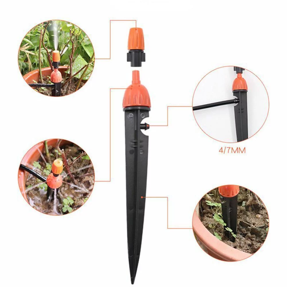 10X Auto Lawn Garden Watering Spray Misting Nozzle Sprinkler Irrigation System