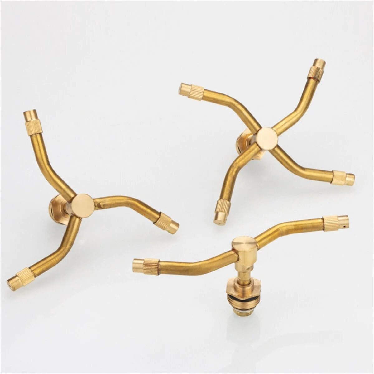 2/3/4 Arm 360° Automatic Rotating Irrigation Lawn Sprinkler Head Spray Nozzles