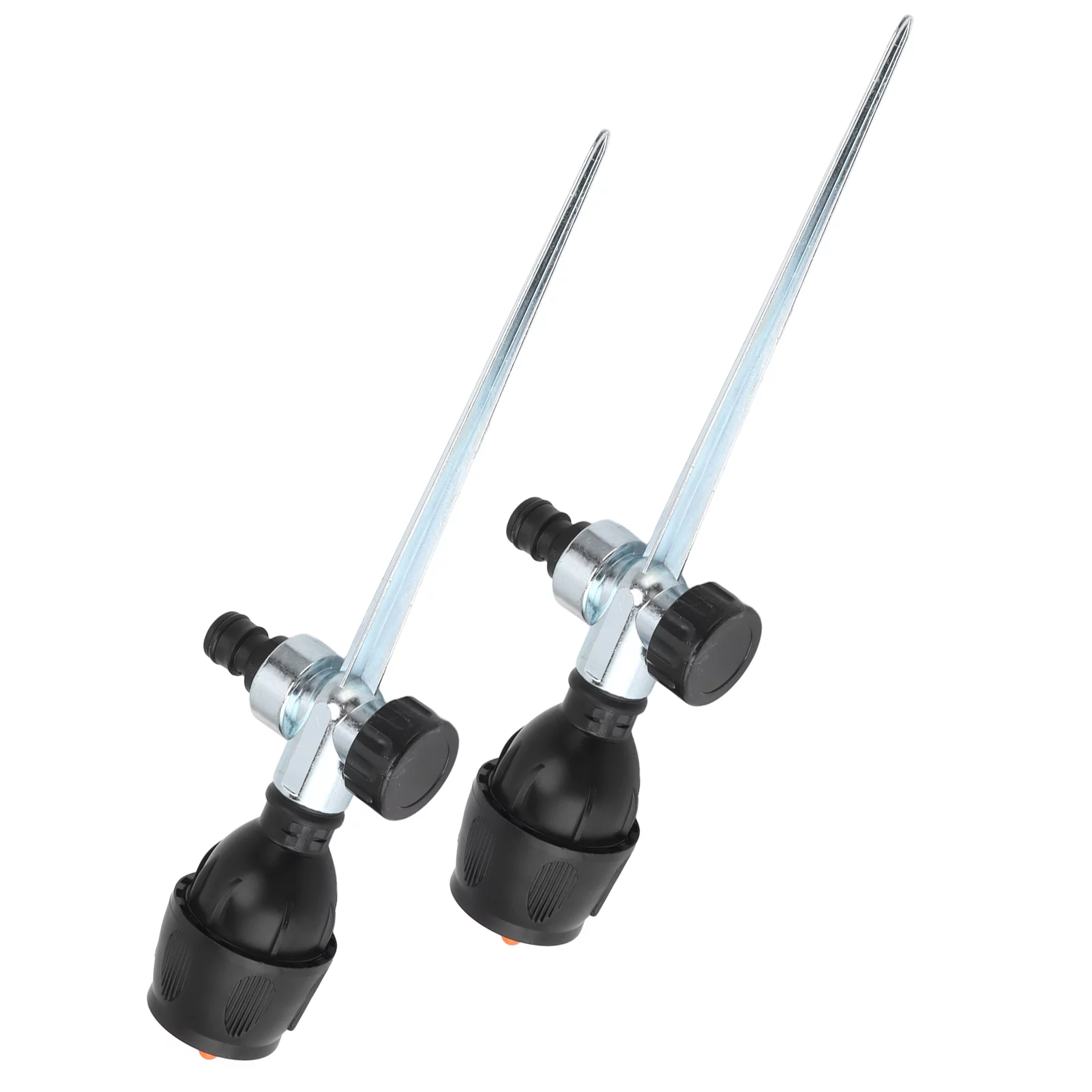 Verdant Touch Lawn Sprinkler Automatic Rotating Sprinkler Metal Insert Needle Nozzle 360 Degree for Garden Lawn Watering System