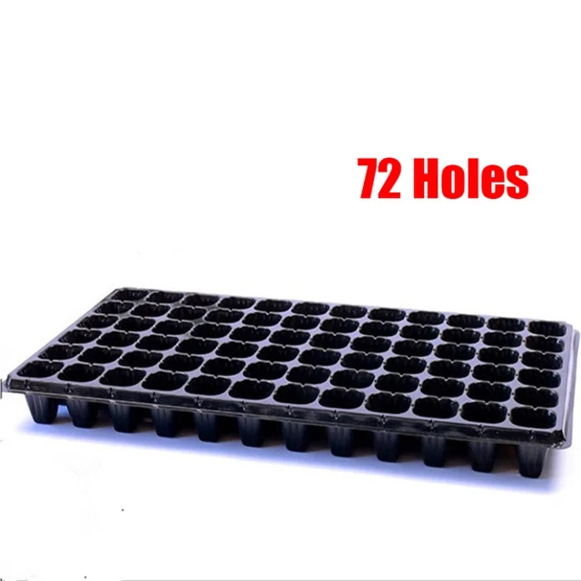 1  Seedling Tray Starter Plug Planting Planter Container Plastic Seedling Starter Trays Nursery Grow Box Tray Plant Flower Pot