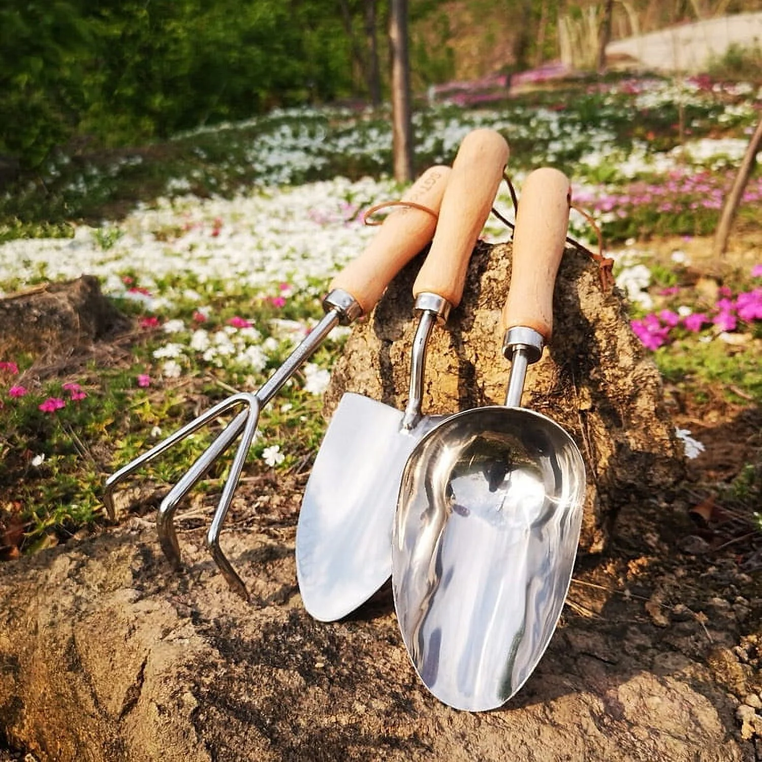 Planting Flowers Gardening Tools Household Set Of Small Shovel Stainless Steel Shovel Shovel Flower Pots Succulent Planting