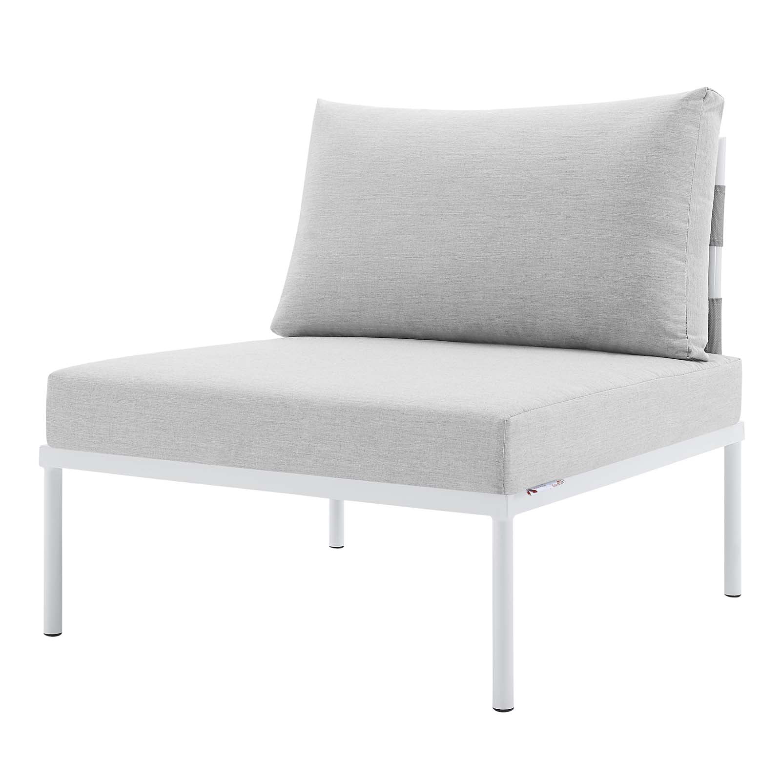 Side Dining Chair, Sunbrella, Aluminum, Metal, Steel, Grey Gray, Modern Contemporary Urban Design, Outdoor Patio Balcony Cafe Bistro Garden Furniture Hotel Hospitality