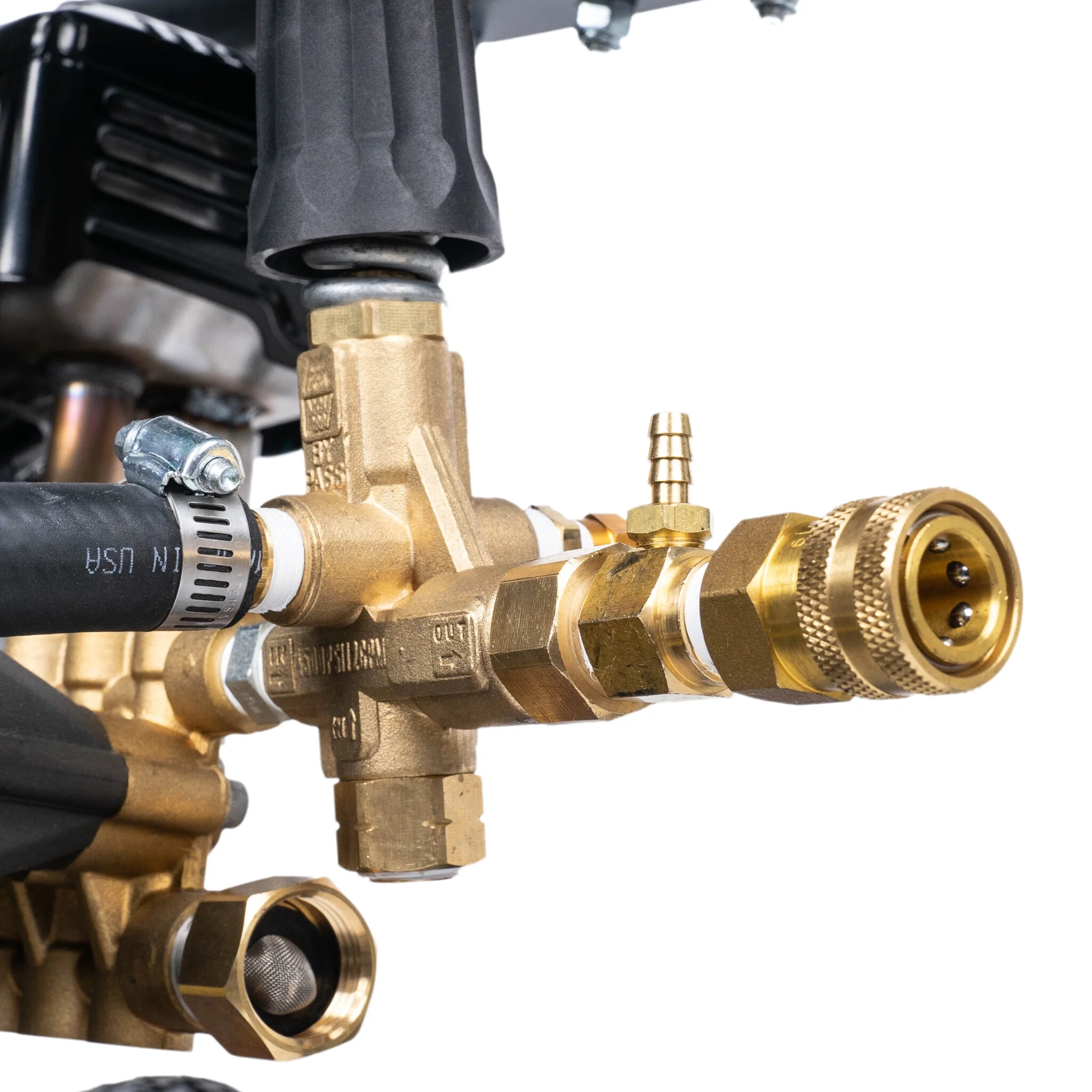 SuperPro Roll-Cage SW3625HADS 3600 PSI at 2.5 GPM HONDA GX200 with AAA Triplex Plunger Cold Water Professional Gas Pressure Washer (Refurbished)