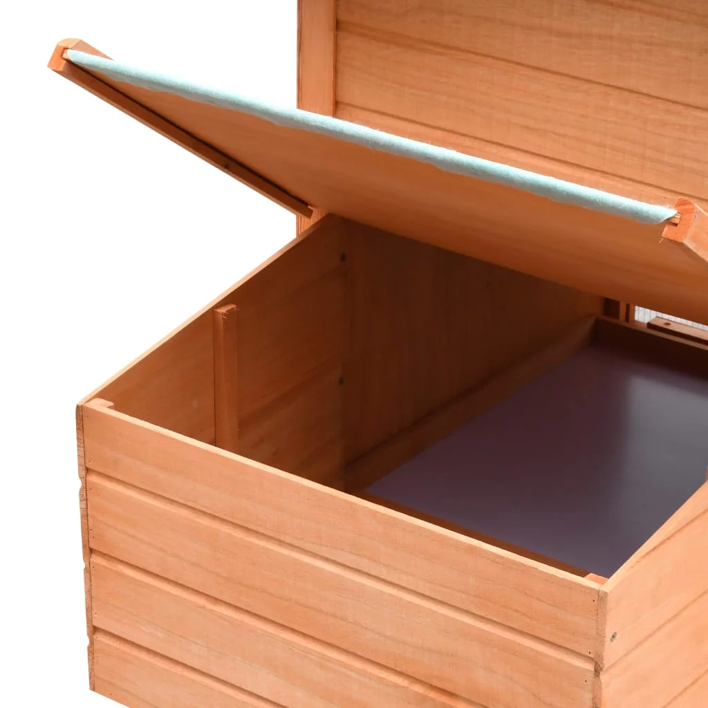 Chicken Cage Solid Pine & Fir Wood 66.9