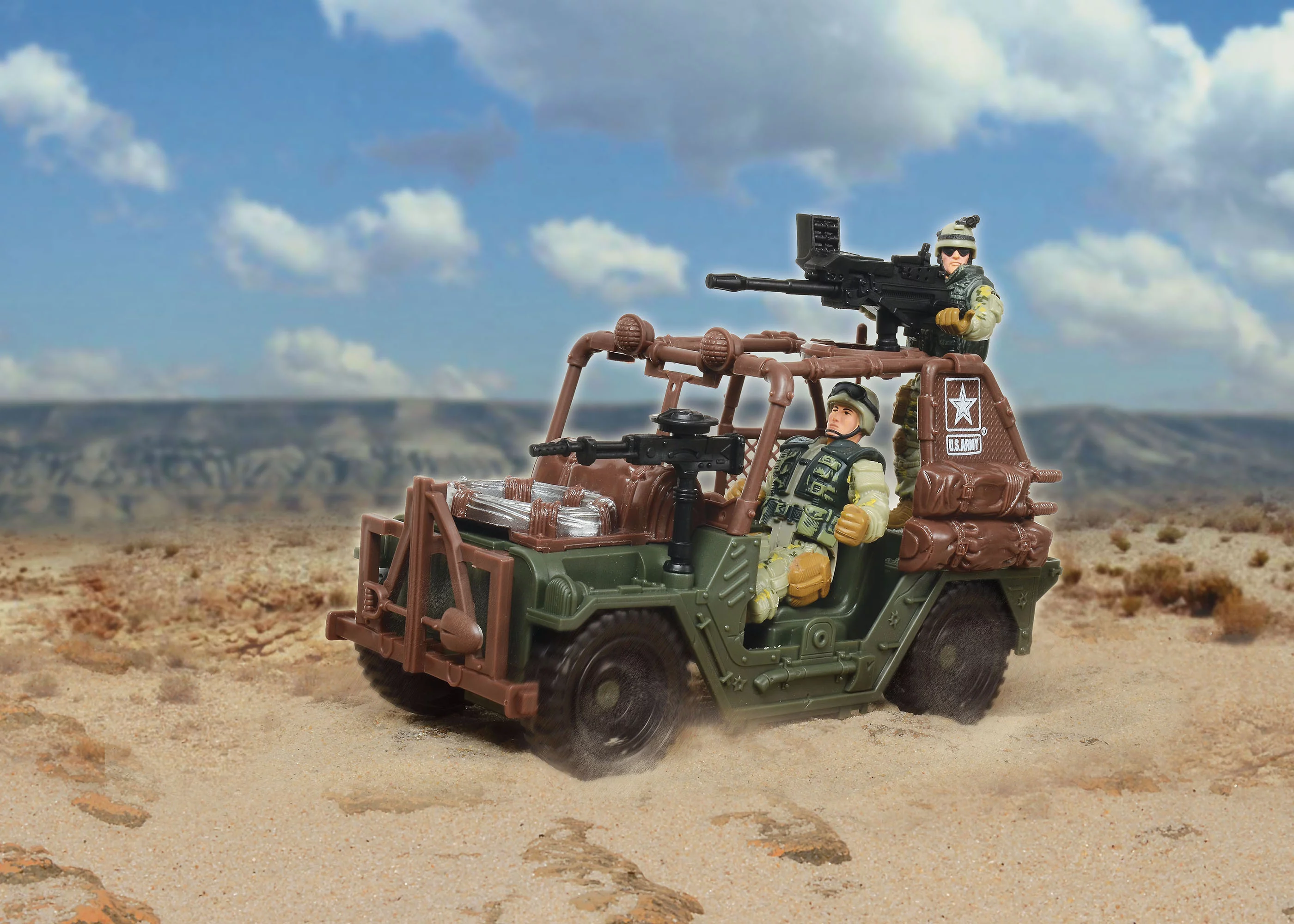 U.S. Army Urban Patrol Vehicle Playset W/ Figures