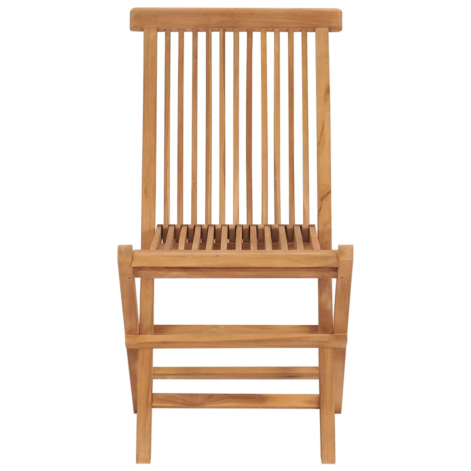 ametoys Folding Patio Chairs 2 pcs Solid Teak Wood