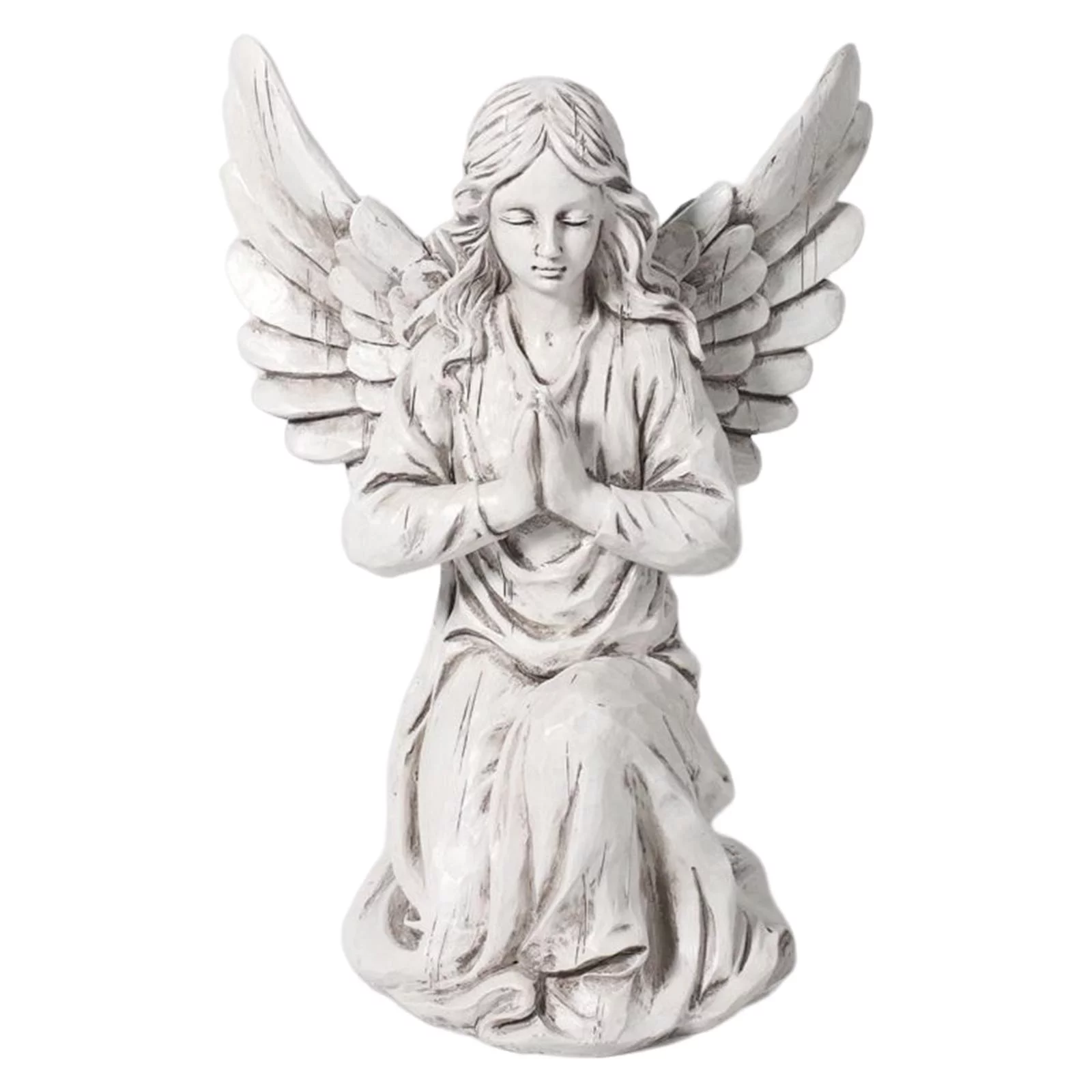 angel yard Statue, Waterproof Fairy Decorative Resin Figurines Ornament for Outside Porch
