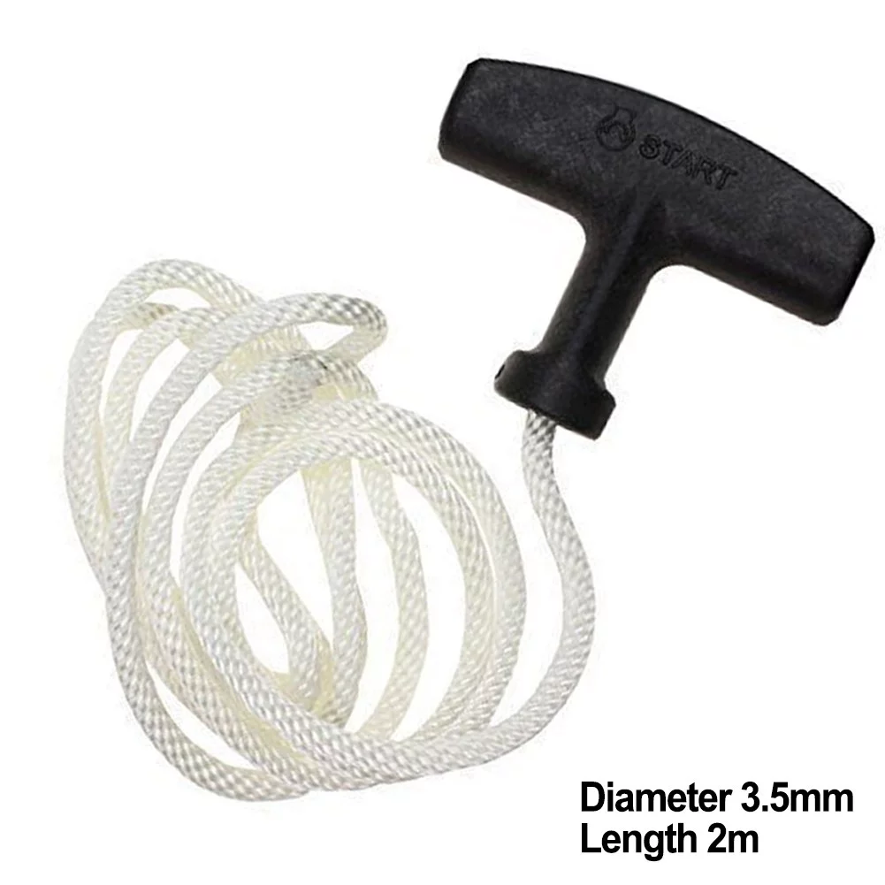 Lawnmower Starter Pull Handle & Cord Line/Rope Mower Engine Petrol