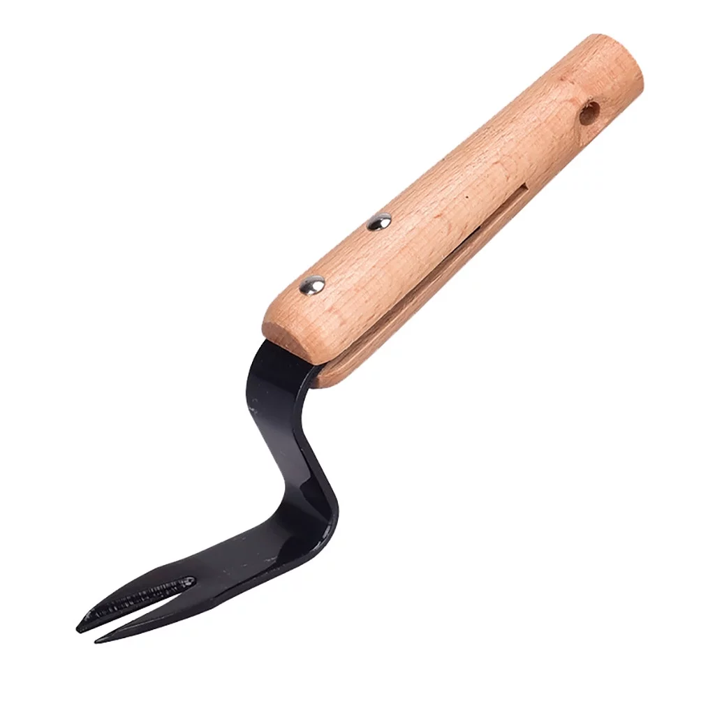 LIJCC Garden Wood-Handled Grass Puller/Grass Puller Tool Stainless Multifunction Removal Outdoor Steel Digging Weeder Garden Tools & Home Improvement