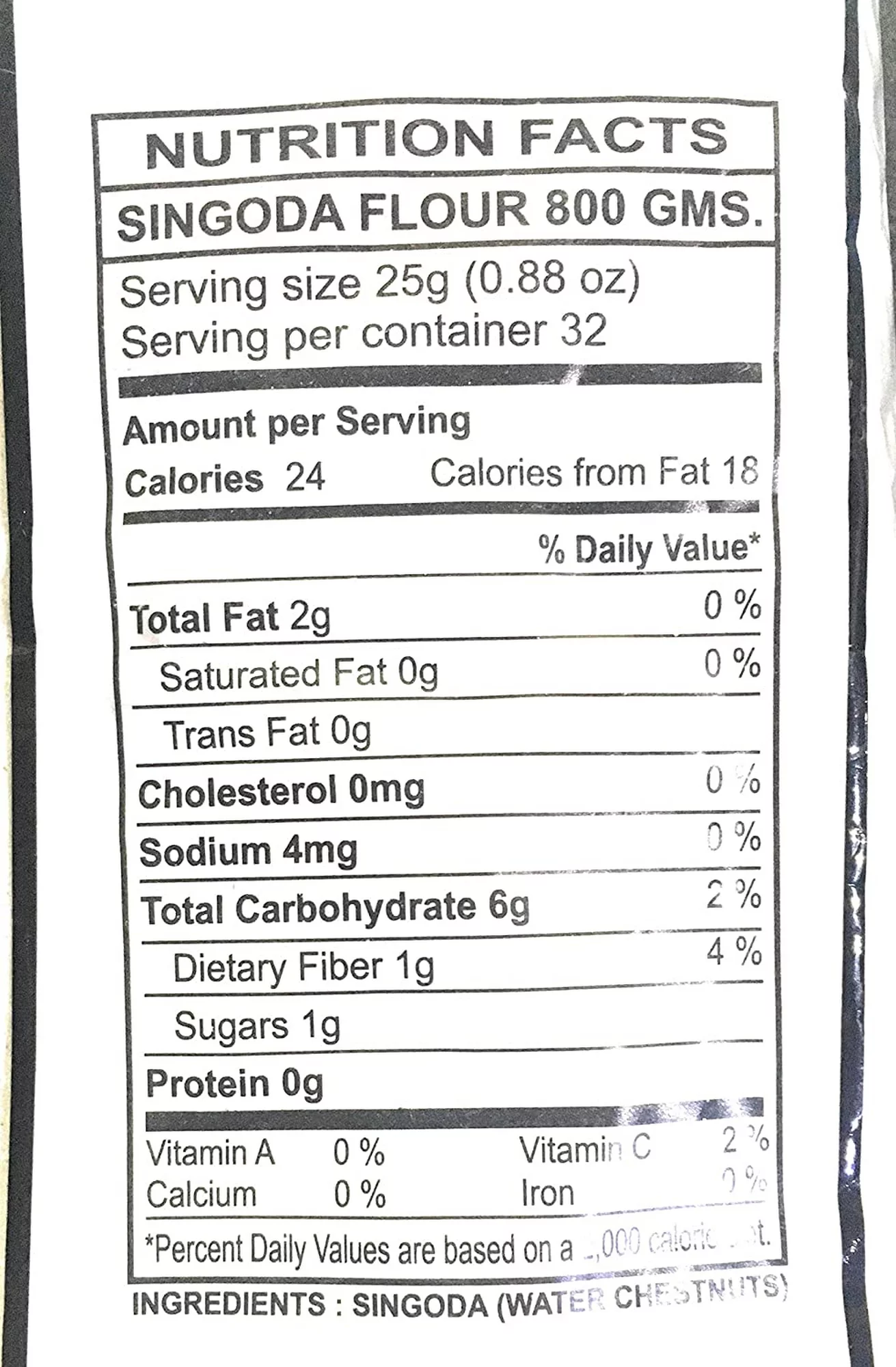 Swad Water Chestnut Flour (Singoda Flour) - 28oz.