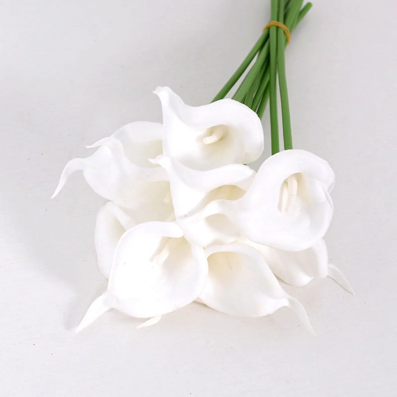 Bnnlsa Faux Plants Indoor Flowers for Decoration Mini Pu Calla Lily Flower Simulation Flower Home Decoration Photography Props Clearance