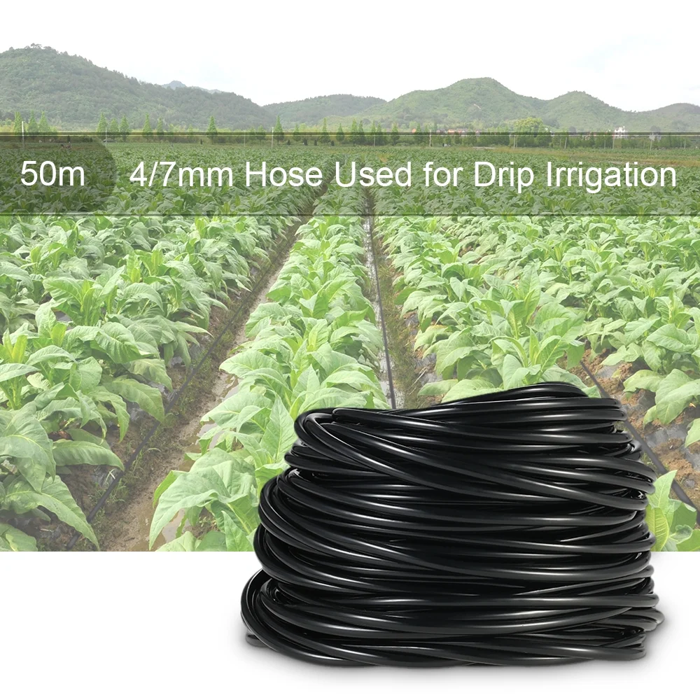OWSOO Hose,50m 4/7mm Lawn Landscape Patio 4/7mm Drip Lawn Patio Ers Water Lawn Landse Patio Landse Patio Ers Patio Flowers Water 50m Pipe 4/7mm Landscape Patio Flowers Water Supply Huiop 4/7mm D Lawn
