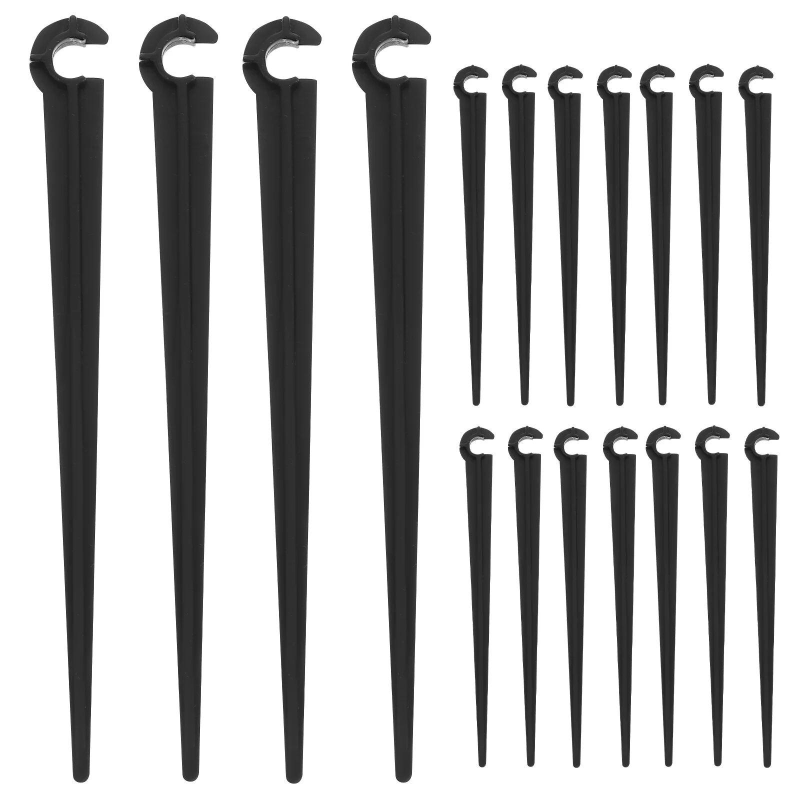 Jibingyi 50pcs Drip Irrigation Support Stakes Irrigation Pipeline Accessory Irrigation Inserted Bracket Stakes