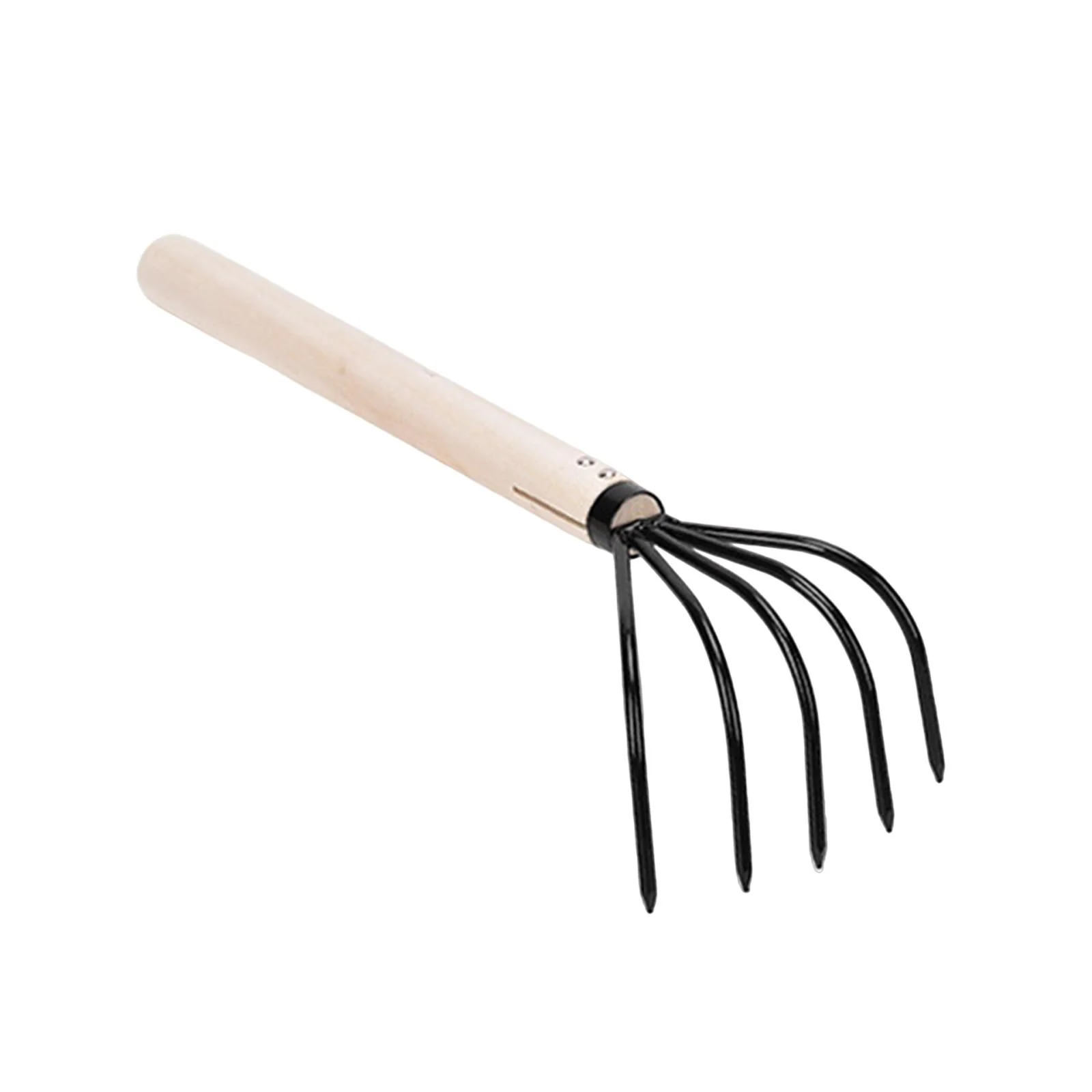SunniMix 5 Tines Garden Rake Claw Rake for Combing Leaves Cultivating Digging Seafood 36cmx10cm