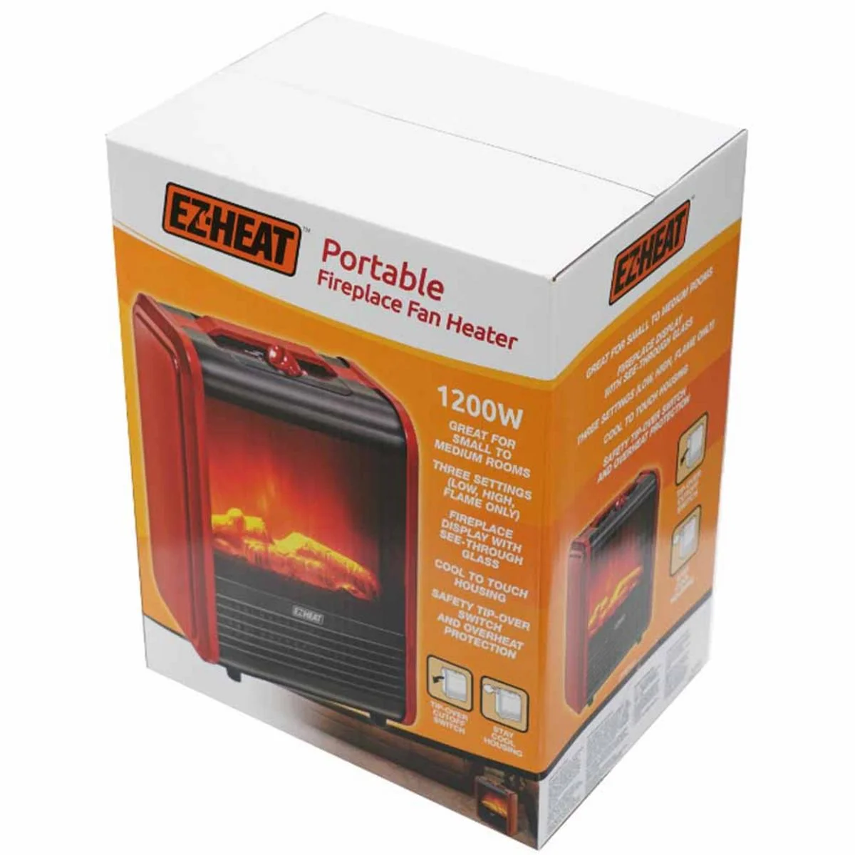 EZ Heat Portable Fireplace Fan Heater