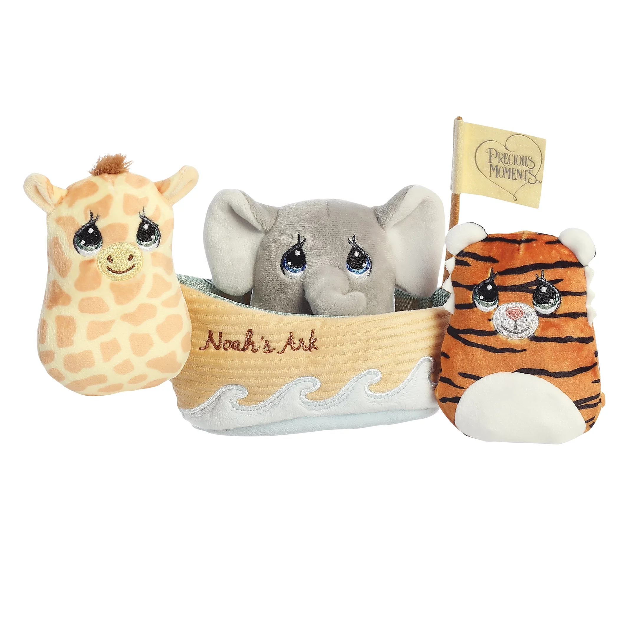 Collections Etc Precious Moments Noah's Ark 4-Piece Plush Playset