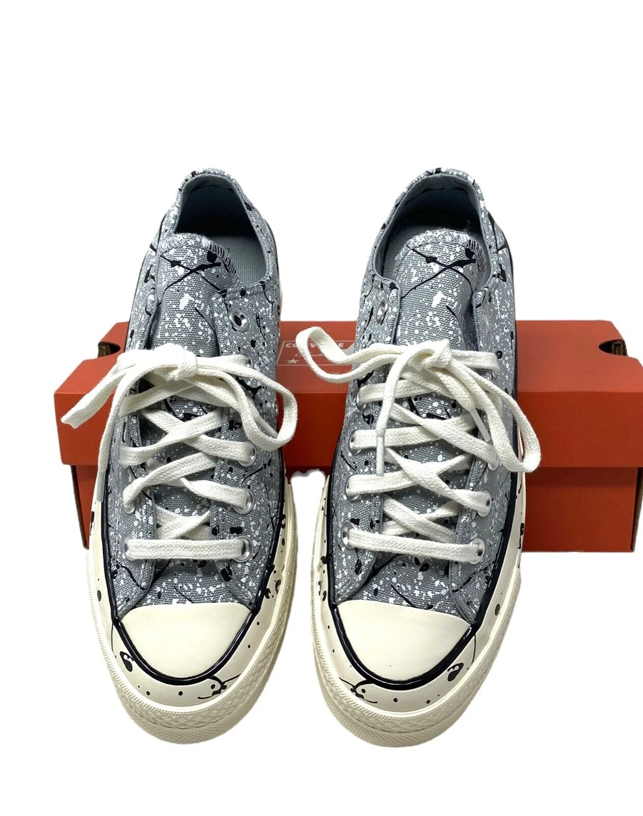 Converse Chuck 70 Sneakers Low Top Ash Stone Black Shoes Canvas A01172C