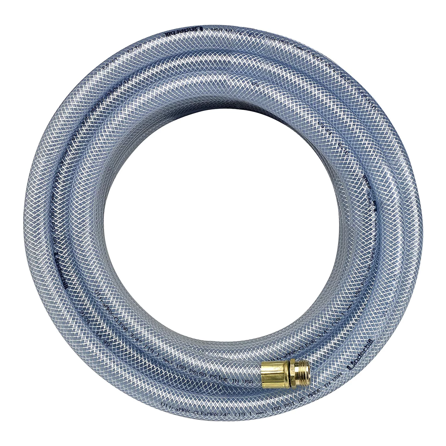 Underhill UltraMax Clear Premium 1 In x 50 Ft Heavy Duty Garden Water Hose