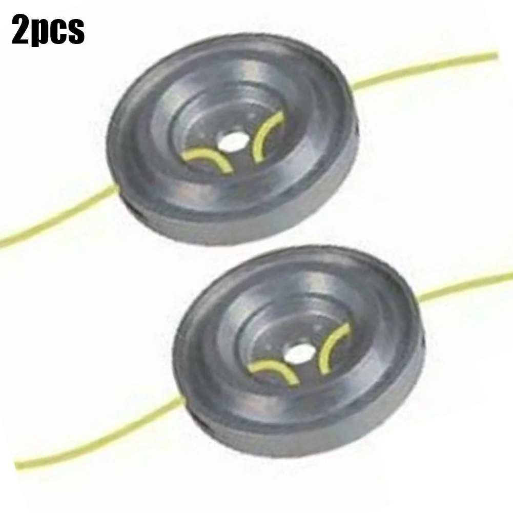 QIFEI 2Pcs Trimer Whipper Snipper Brush Cutter Alloy Head Universal Fixing Wire Trimmer