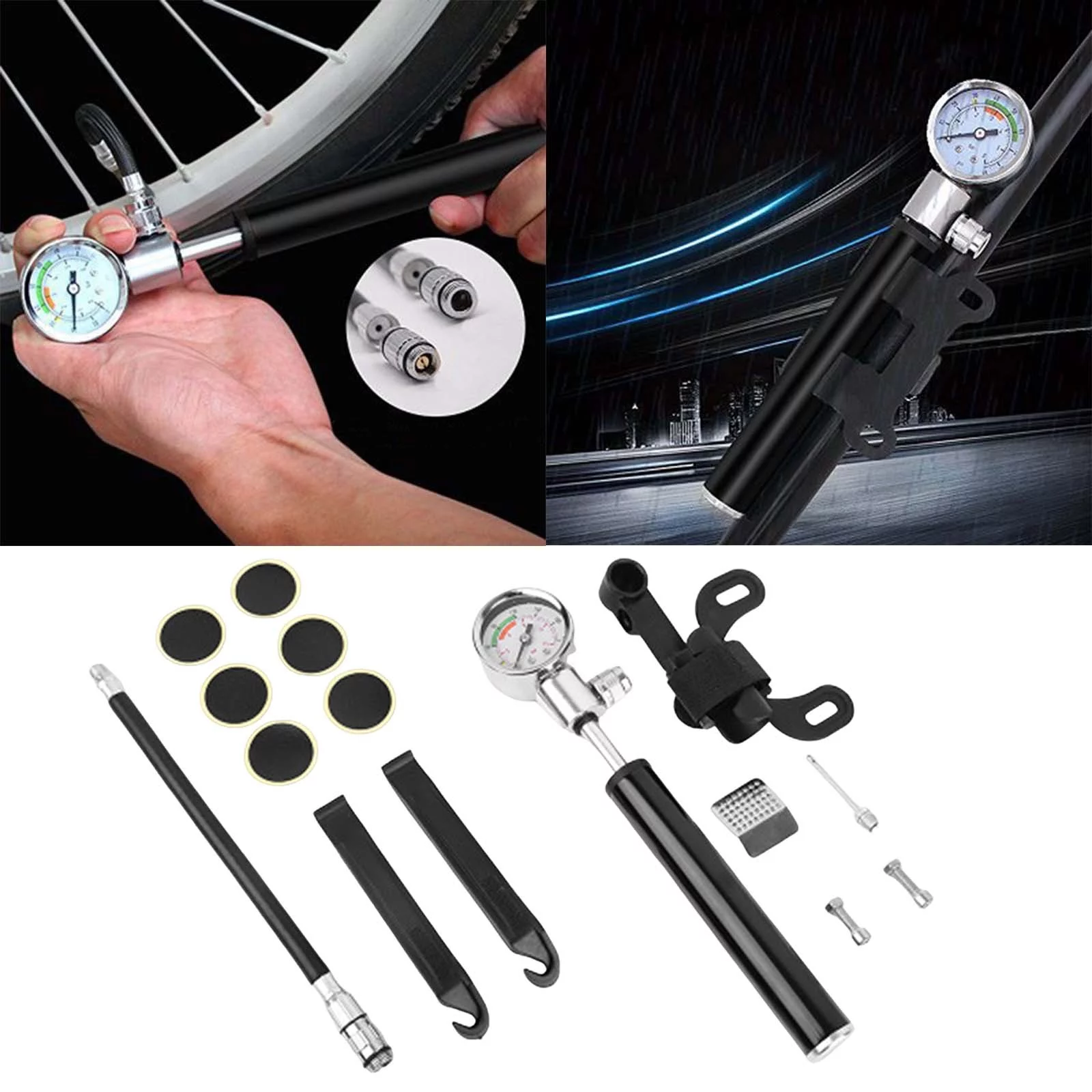 iju7gthy 4th of july outdoor American French Mouth Portable High Pressure Plus Tire Patch