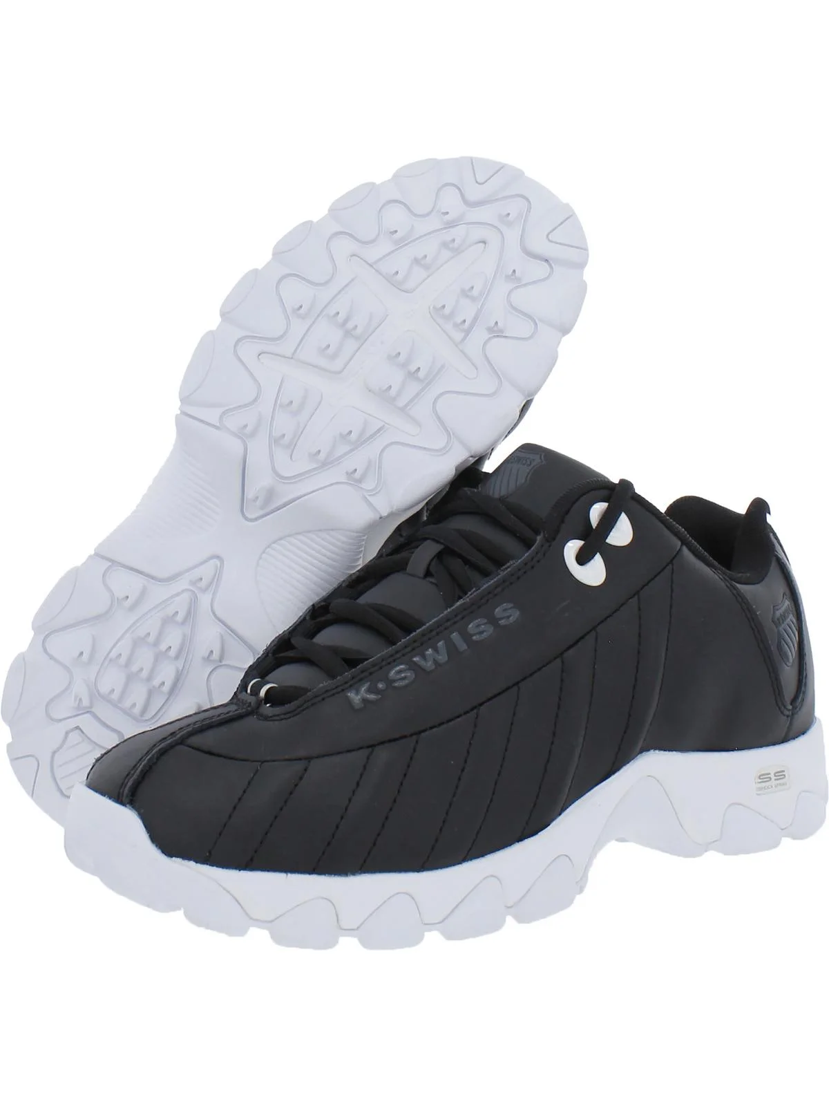 K-Swiss Women's ST329 Leather Athletic Retro Training Sneaker