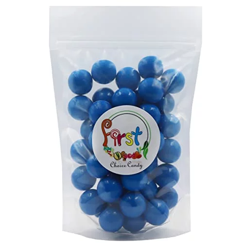 1 Inch Large Gumballs, Large One Inch All Flavor Gumballs (5 Pound (Pack Of 1), Blue)