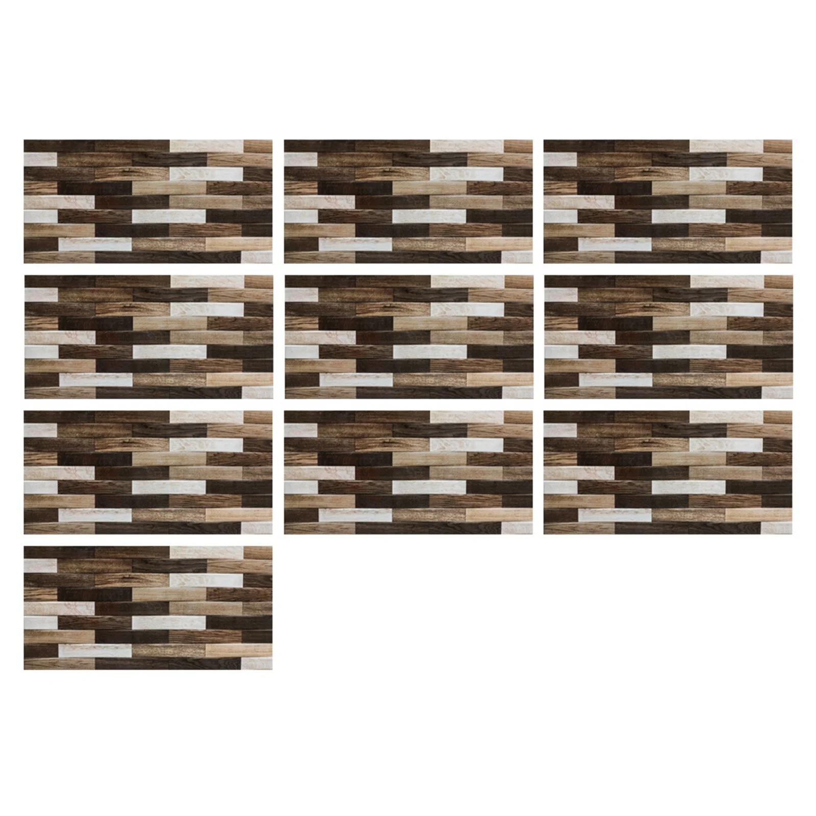 1Set 10PC 3D Tile Sticker Self Adhesive DIY Waterproof Tile Wall Sticker Bubble Wall Decal