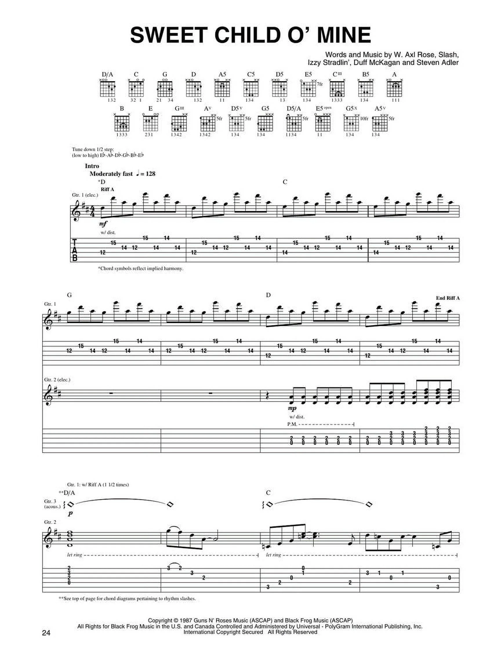 Hal Leonard Guns N' Roses – Greatest Hits (Guitar)