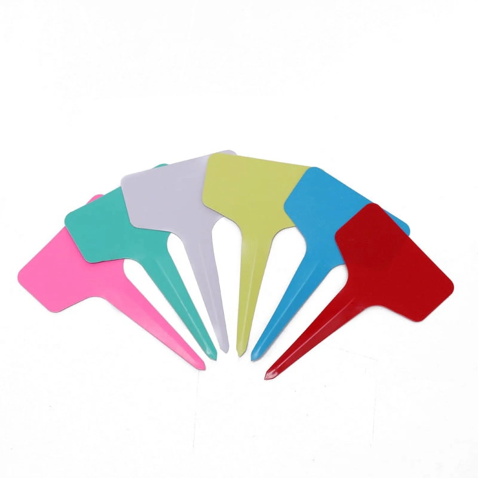 Plant Label Nursery Garden Labels Plastic Pvc 6Pcs 10X6Cm For Flower Durable Eco-Friendly T-Type Reusable Seedling Tray