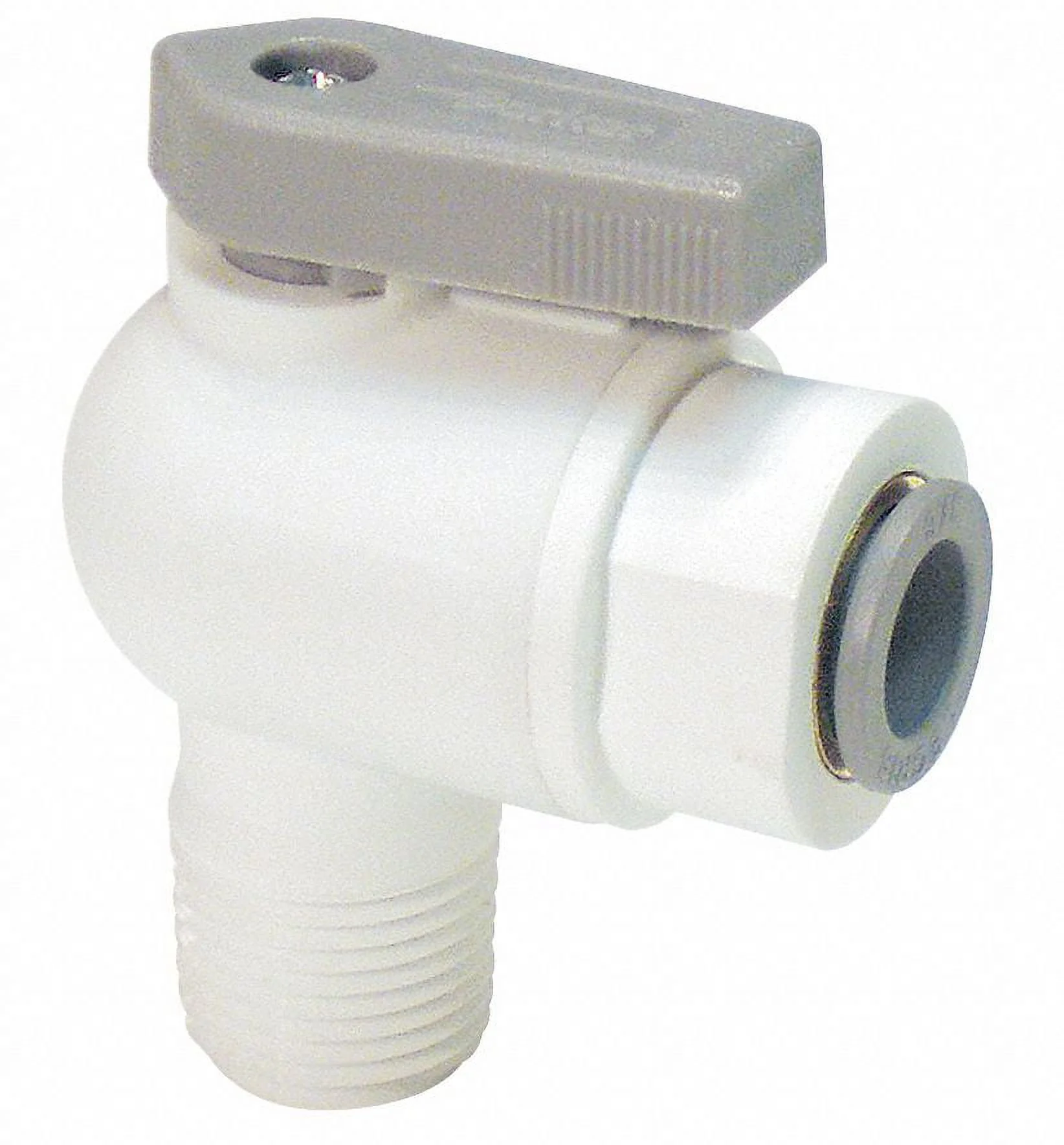 Parker Manual 2-Way Ball Valve,Push,Polypro LFPP4VME6