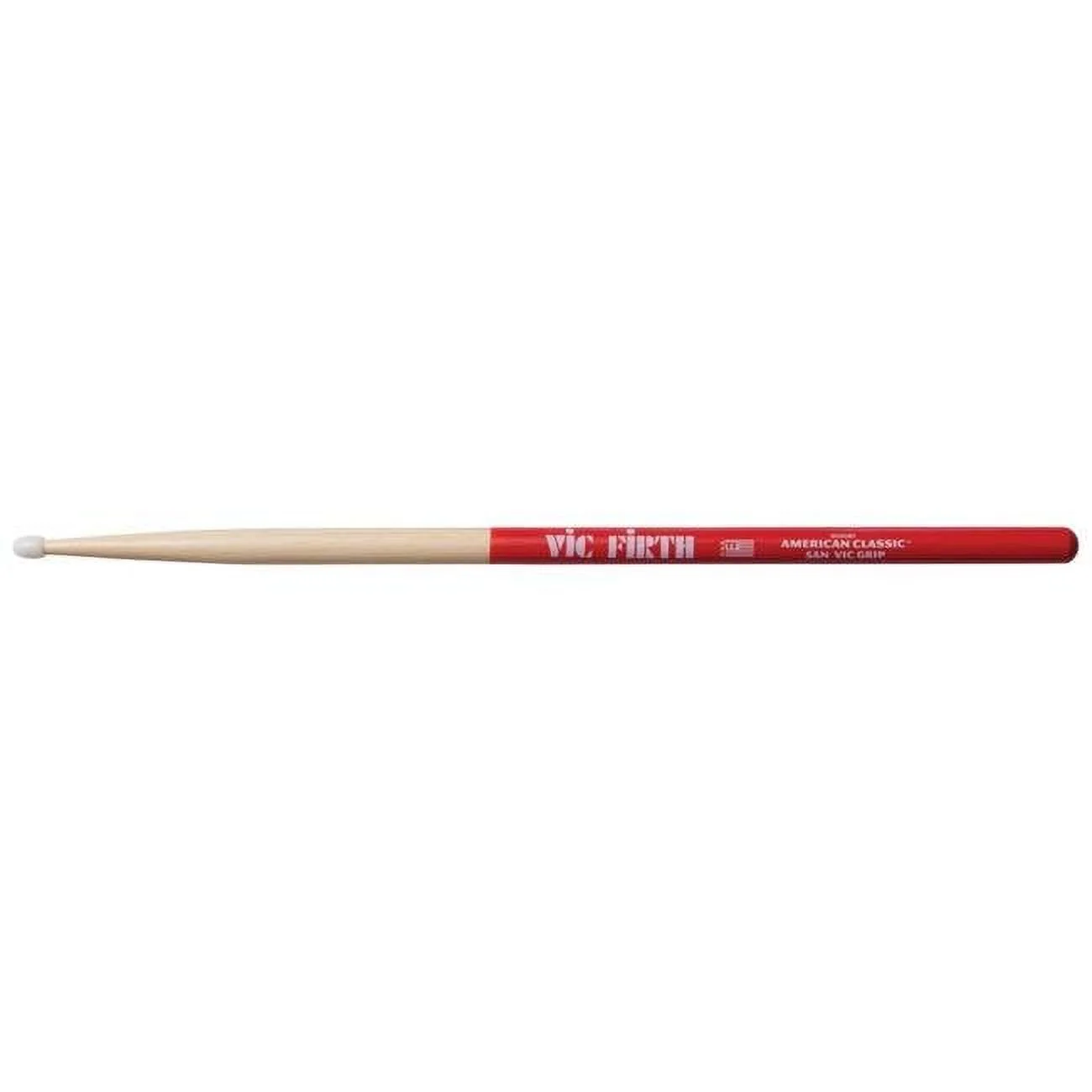 Vic Firth American Classic Drumsticks with Vic Grip, 5A Nylon