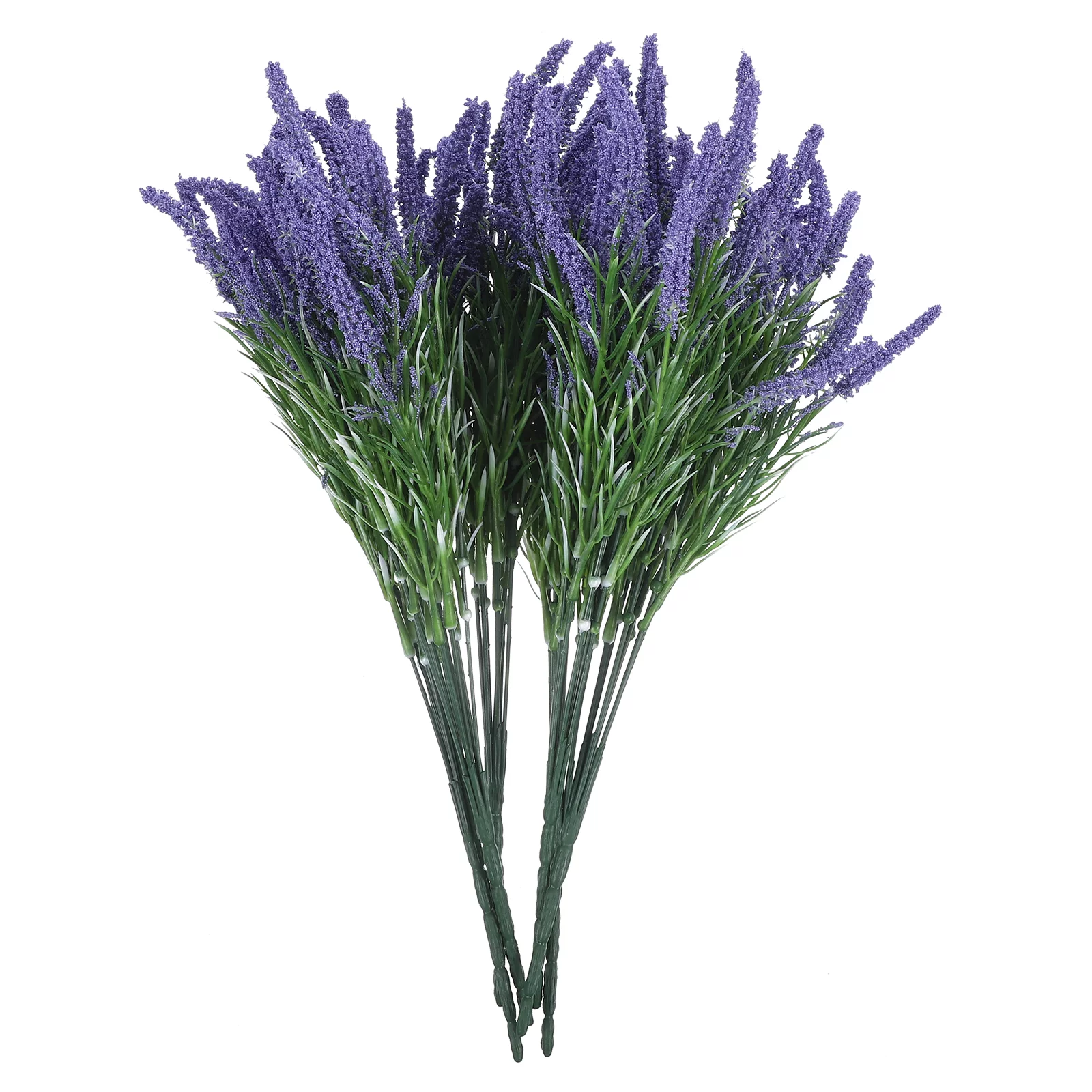 Gongxipen 6Pcs Artificial Lavender Flowers Plastic Faux Flowers Plants Bouquets Fake Greenery Flowers