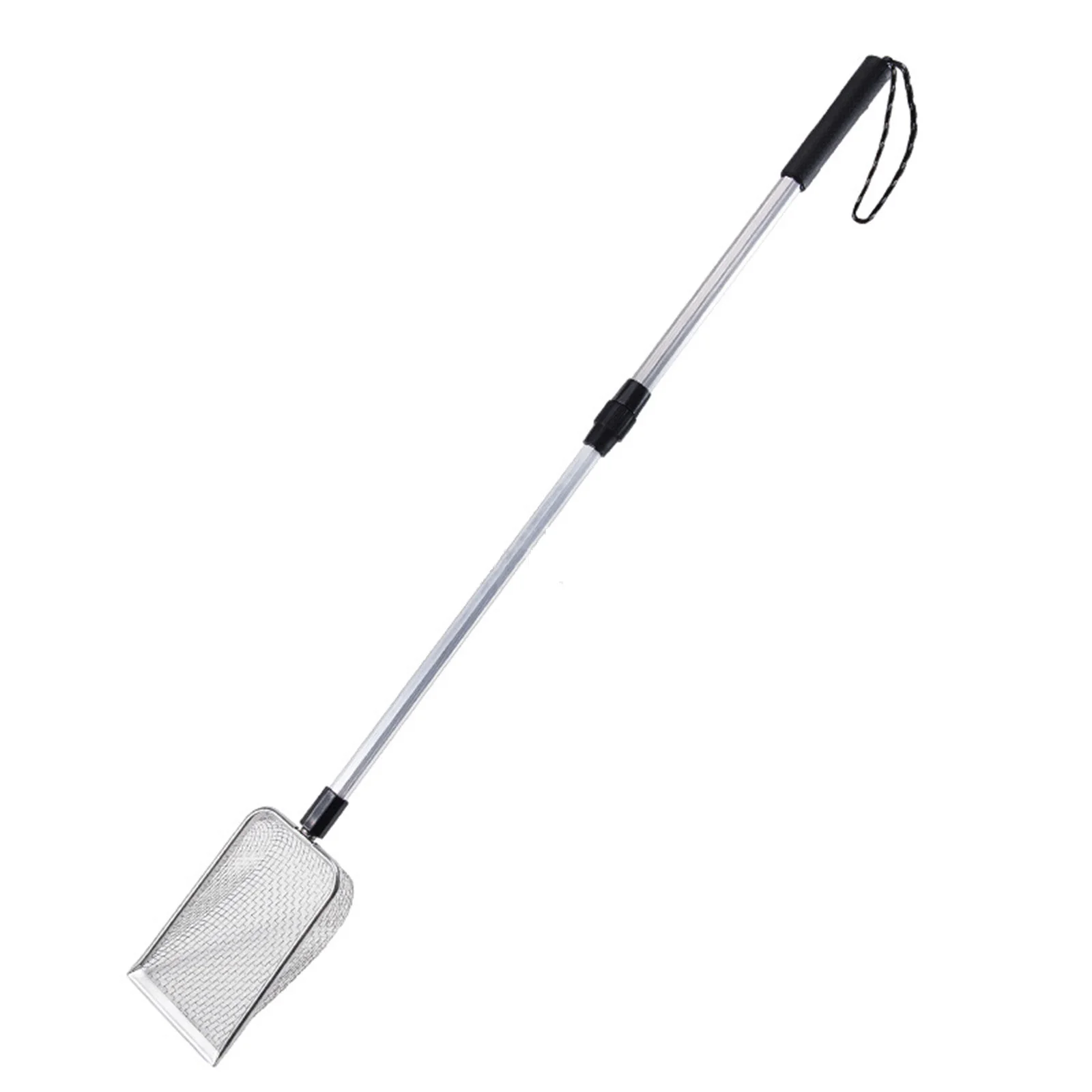 XIANXIAN Toothed Sieve Beach Sand Sieve Beach Shovel Sieve Used for Picking Beach Grooming and Rock Hunting Long Adjustable Telescoping Shovel