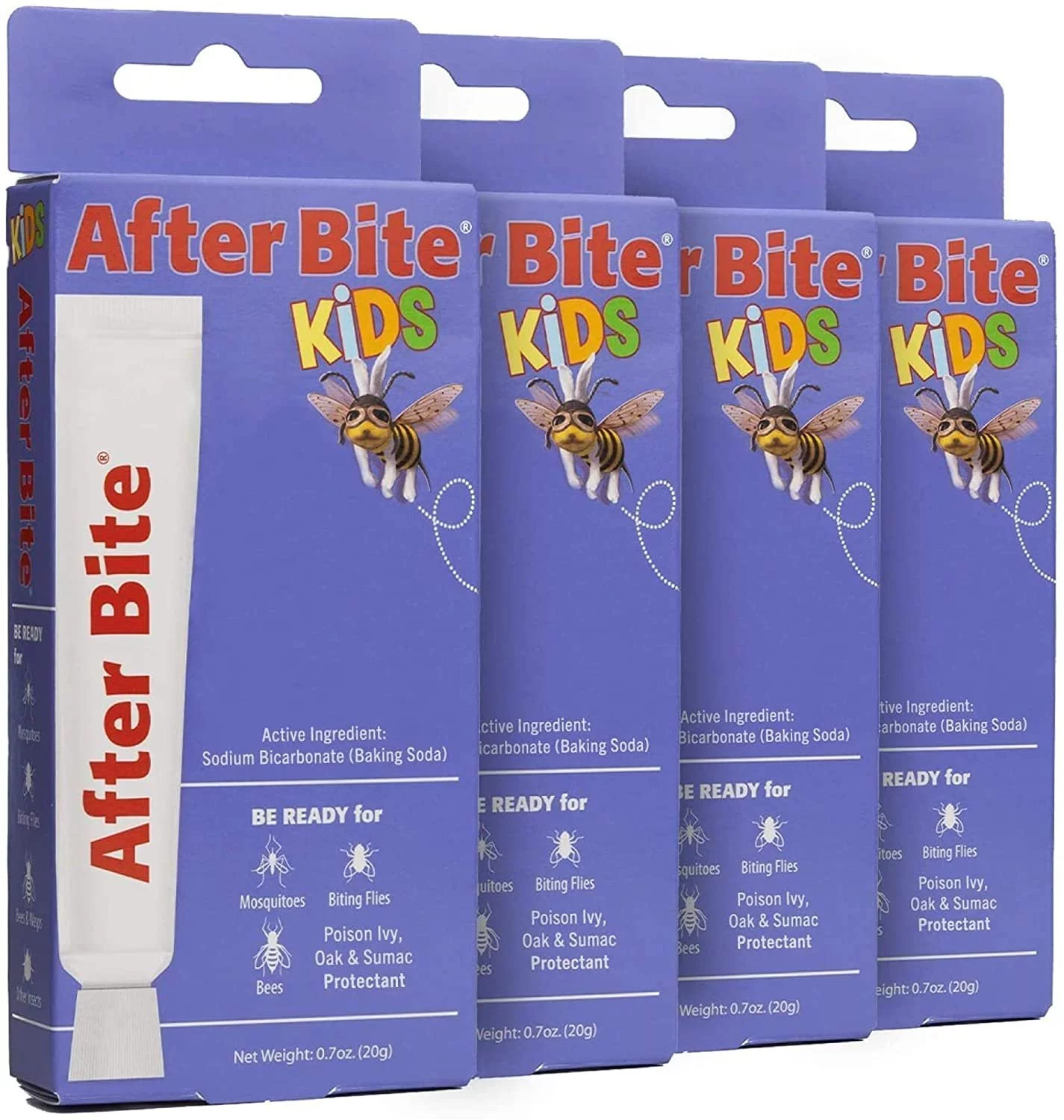 After Bite Itch Eraser Kids Poison Ivy, Oak & Sumac Protect, 0.70oz, 4-Pack