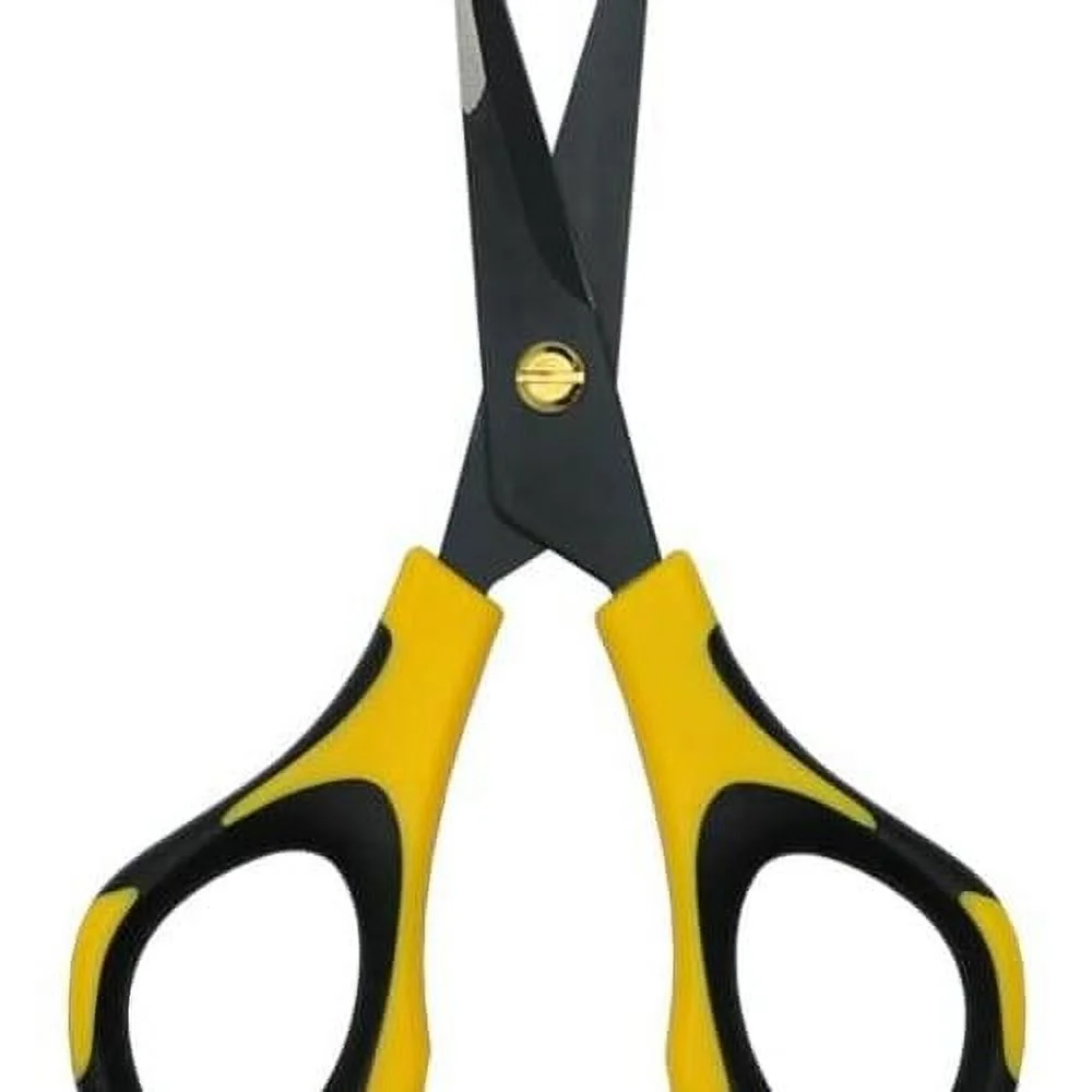 Piranha Pruner Bonsai Small Scissors, Shears Gardening Tools, Tree Cutter Trimmers, Fluorine Coated Blade, Yellow And Black