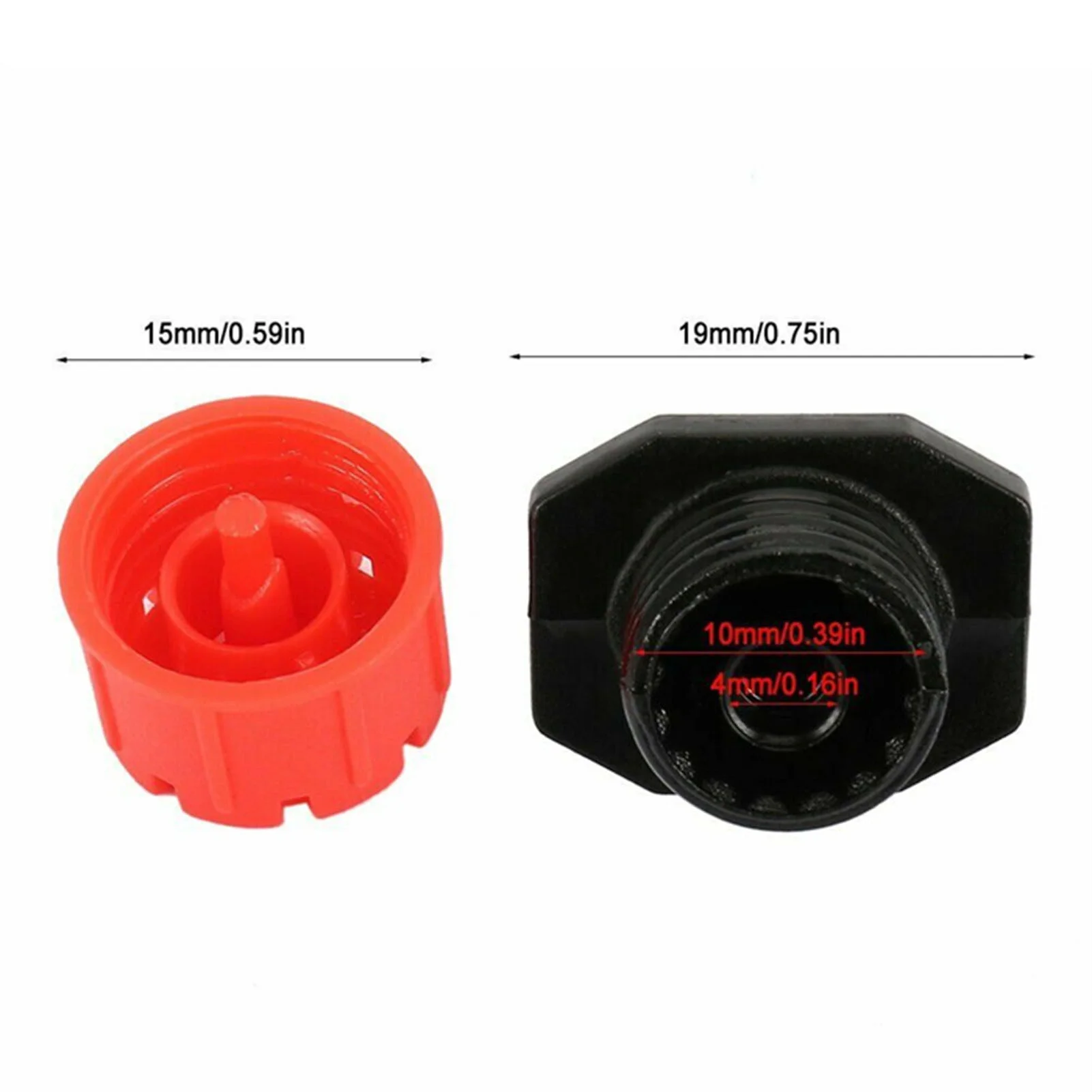 Leyfeng 100Pcs Garden Drip Irrigation Sprinklers Micro Water Emitter Dripper Drip Head