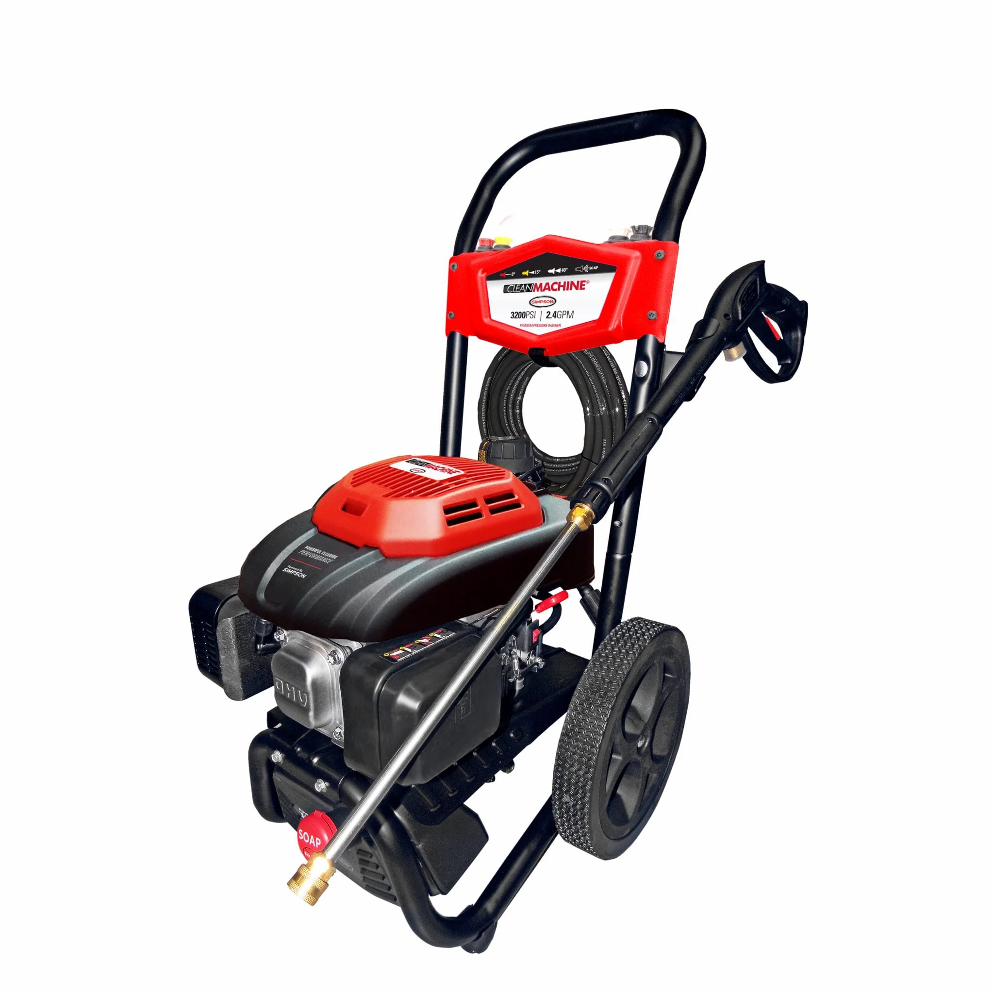 SIMPSON Clean Machine CM61082 Gas Pressure Washer 3200 PSI at 2.4 GPM (Refurbished)