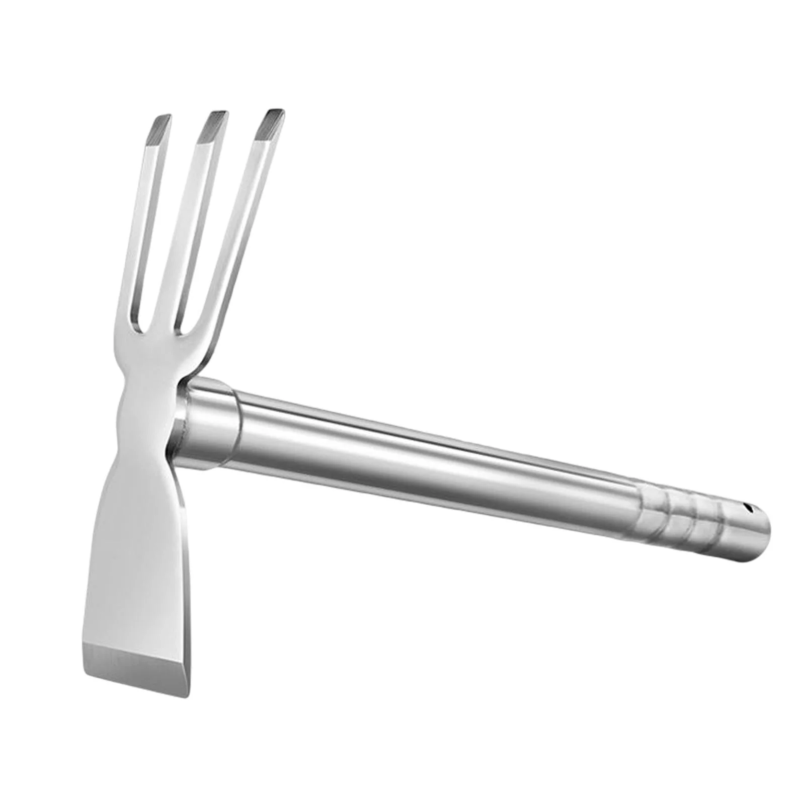 Gardening Hoe Stainless Steel Durable Gadget Wear Resistant Multipurpose Sharp Hand Tool Mini for Camping Planting Backyard Lawn Landscaping D