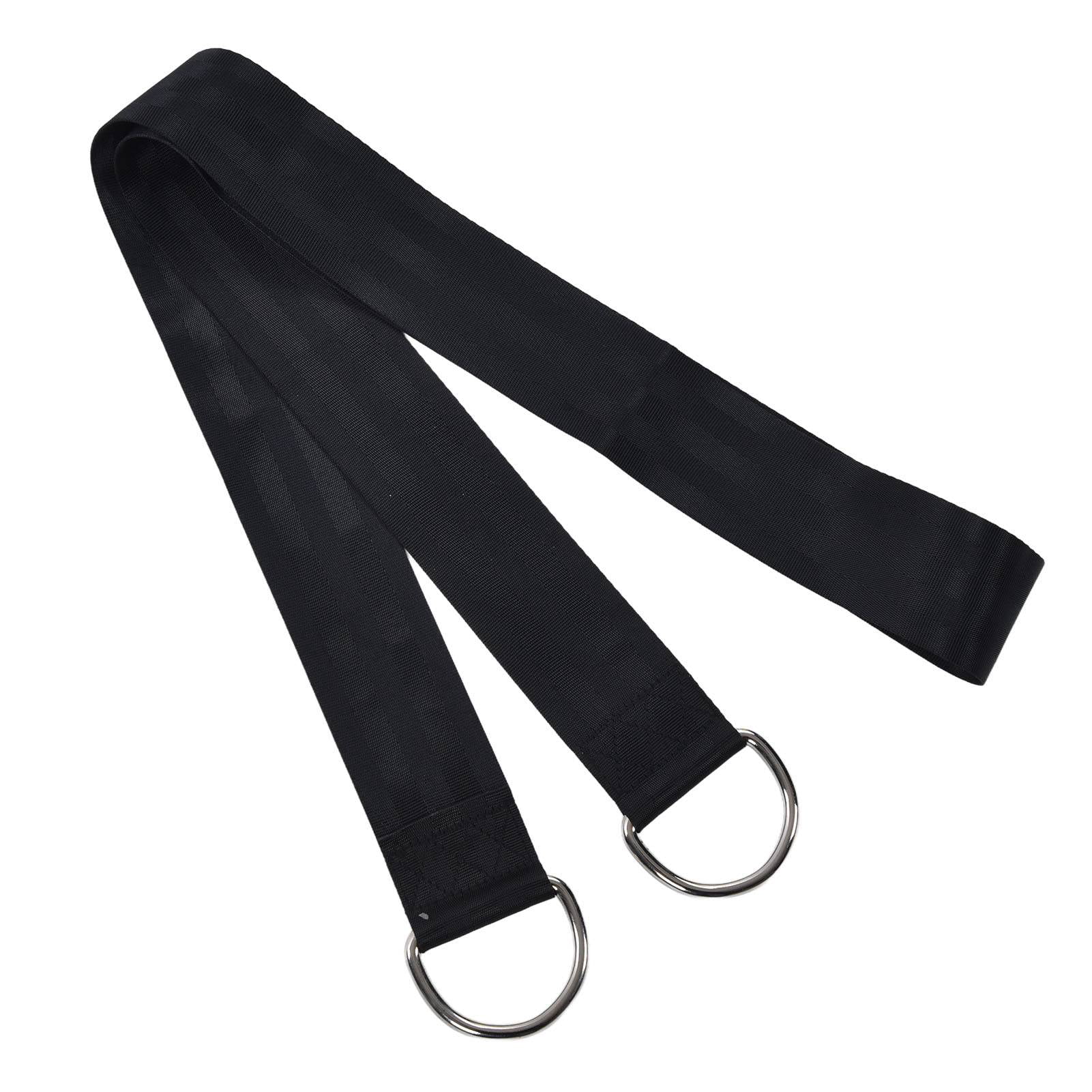 1.53M Tree Swing Hanging Strap Adjustable Heavy Duty Polyester Hammock Strap with Carabiner for Outdoor Garden