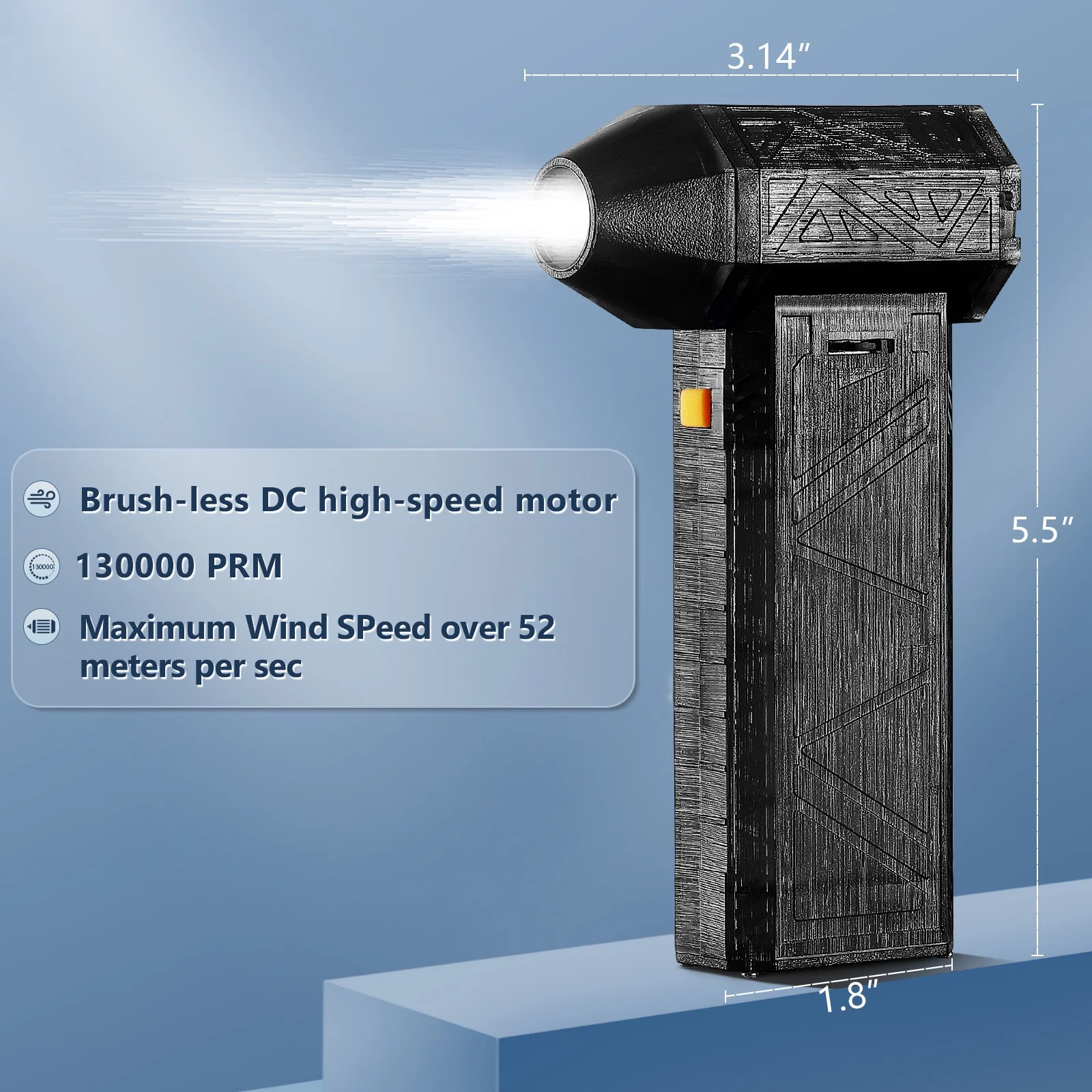 Blow Dryer,Turbo Fan Blower Snow Blower Fan Violent Turbo Blower Violent Water Blower 130 000 Fan Blower Snow 130 000 Rpm Violent Air Blower 000 Rpm Violent Rpm Violent Air Snow Blower 130