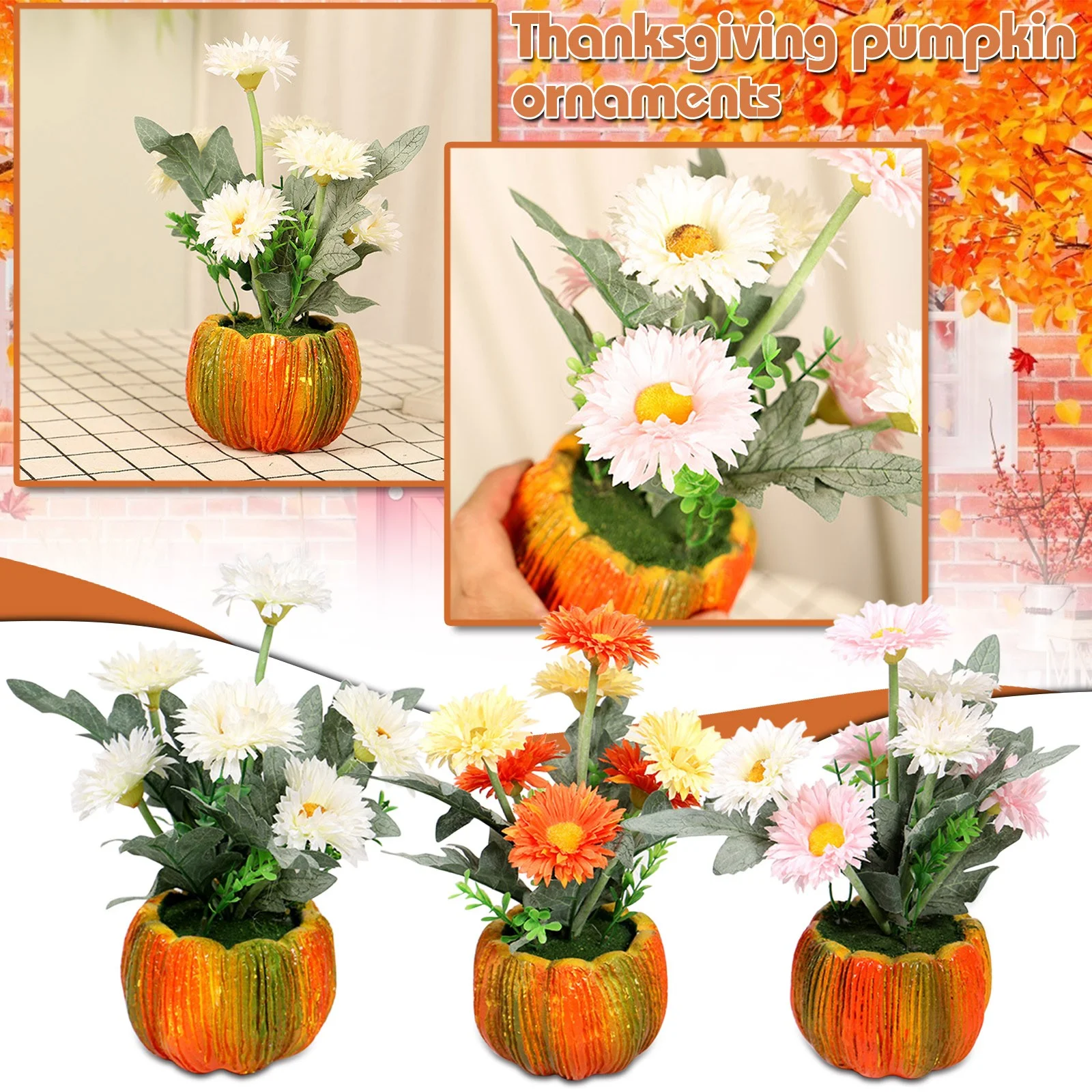 Succulent Pot Cute Flower Shape Planter Succulent Animal Pot Ceramic Mini Decor Pots Desktop Home Decor Garden Office Decoration