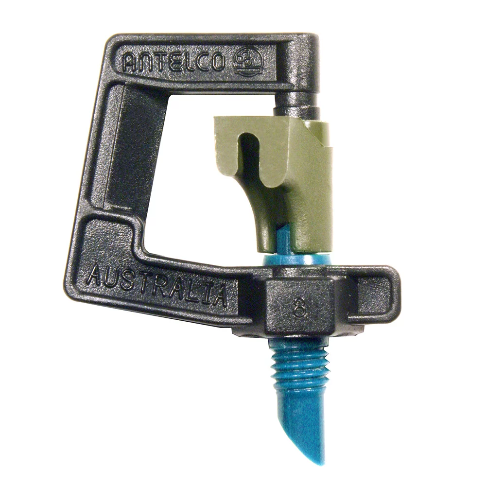 Thrifco 9421410 Inverted Rotor Spray Mini Sprinklers Blue 20 PSI 11.7 GPH 14.8' Diameter - 5/Pk