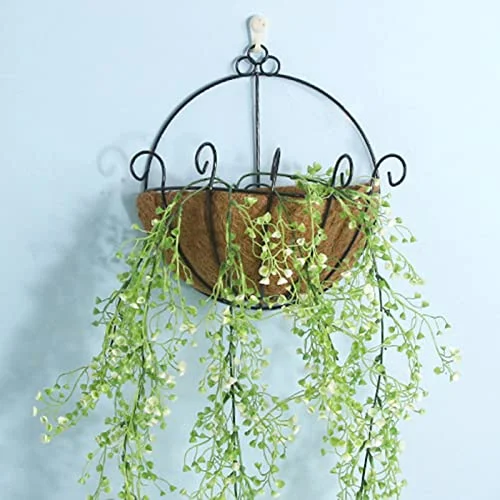 2PCS Round Replacement Liners, 14-Inch Coconut Fiber Plant Basket Liner, Fiber Replacement Liner for Garden Planter Flower Pot, Brown, 13.7in35cm