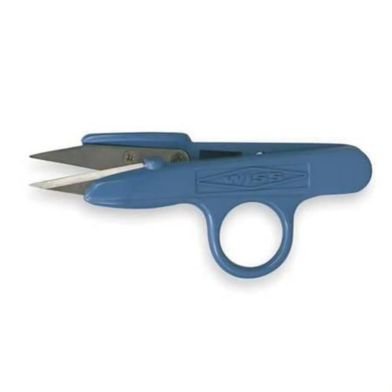 Thread Quick-Clip Snips, 1 in Cut L, Straight Cut, Single-Ring Handle, Fabric-Thread