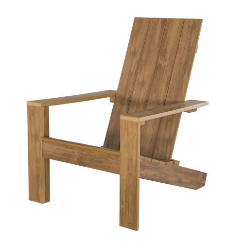 Buumin Outdoor Slat Back Plastic Wood Adirondack Chair