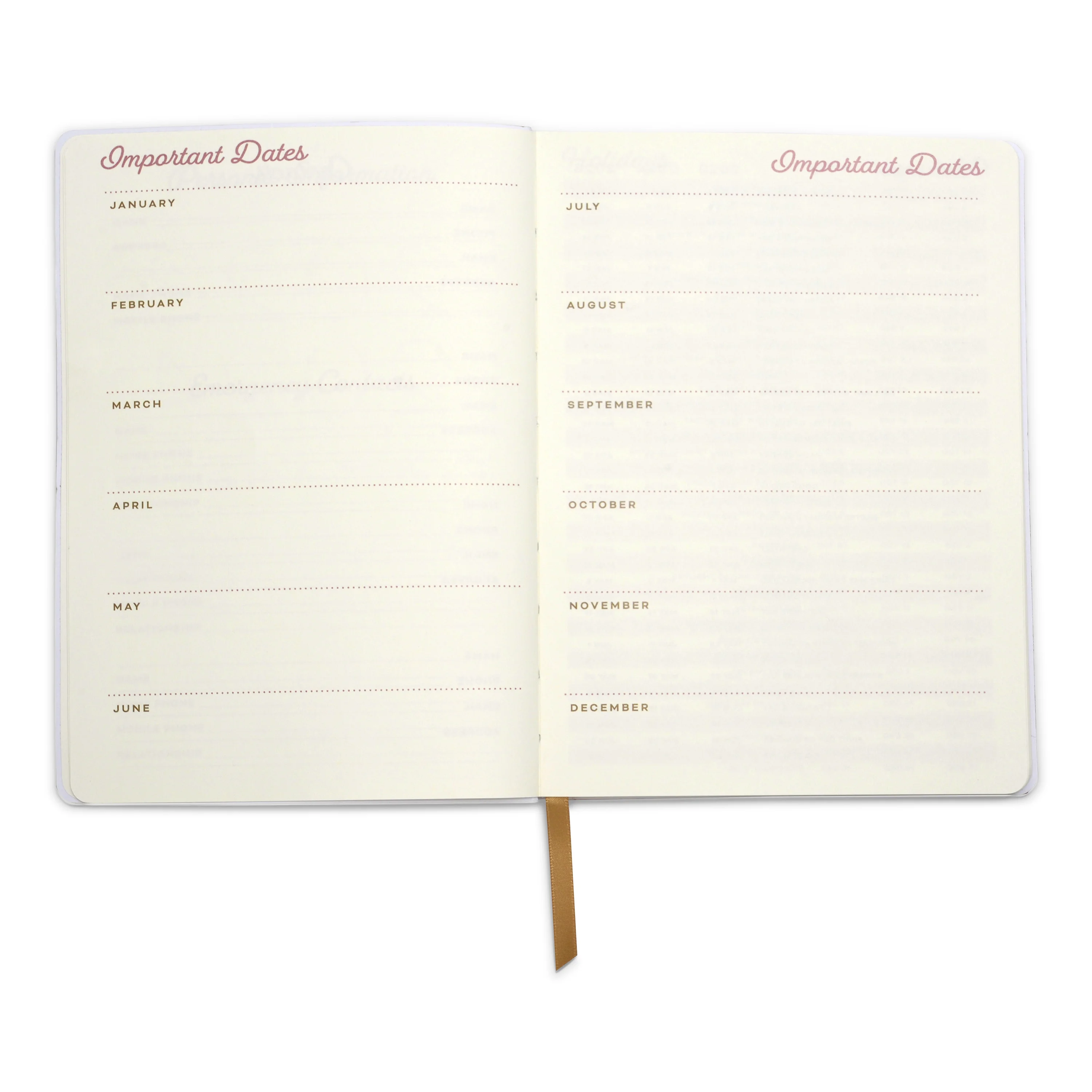 Think Ink Suede  Monthly Weekly Planner, Making Plans, July 2023– July 2024